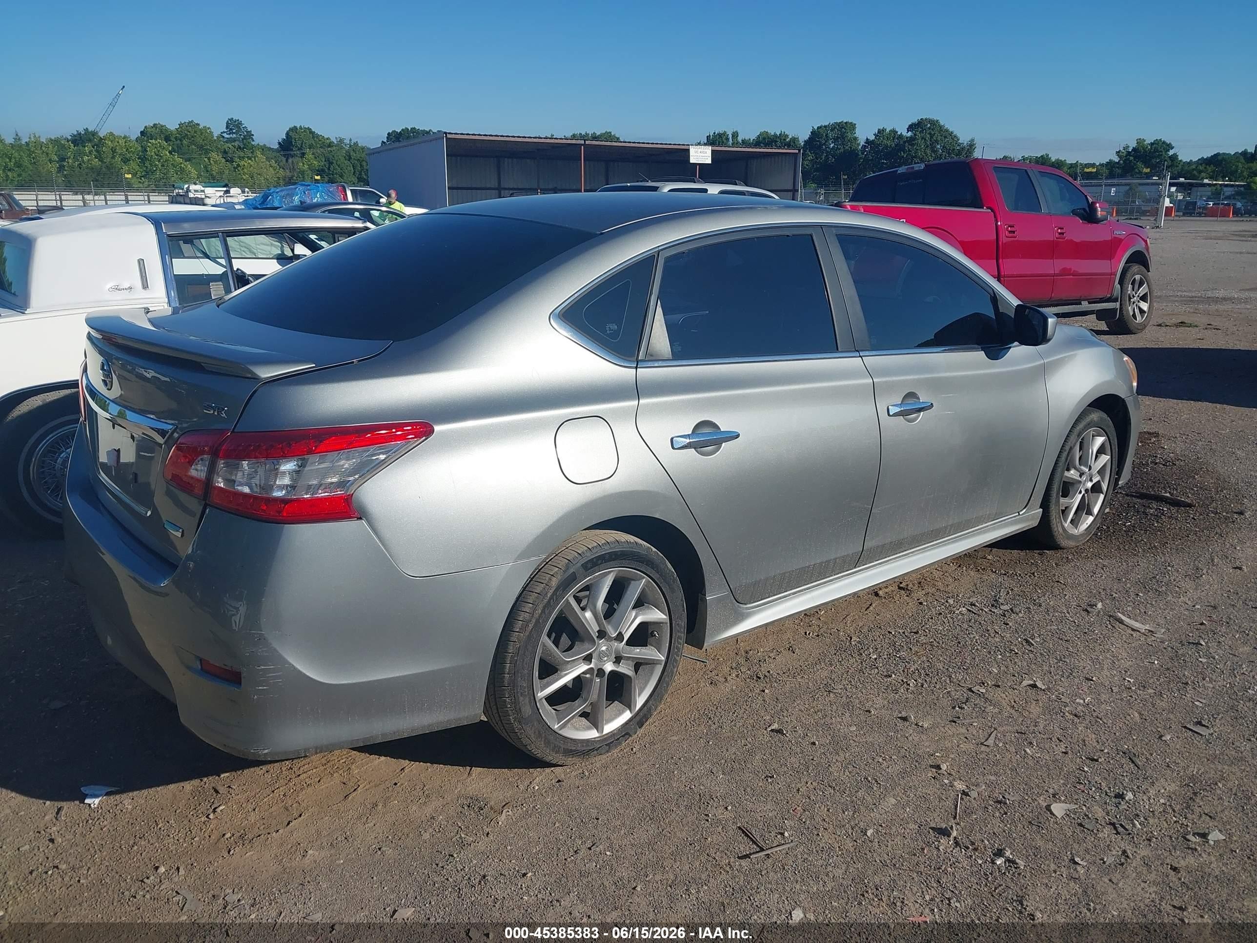 2014 Nissan Sentra Sr Серый vin: 3N1AB7AP5EY286513
