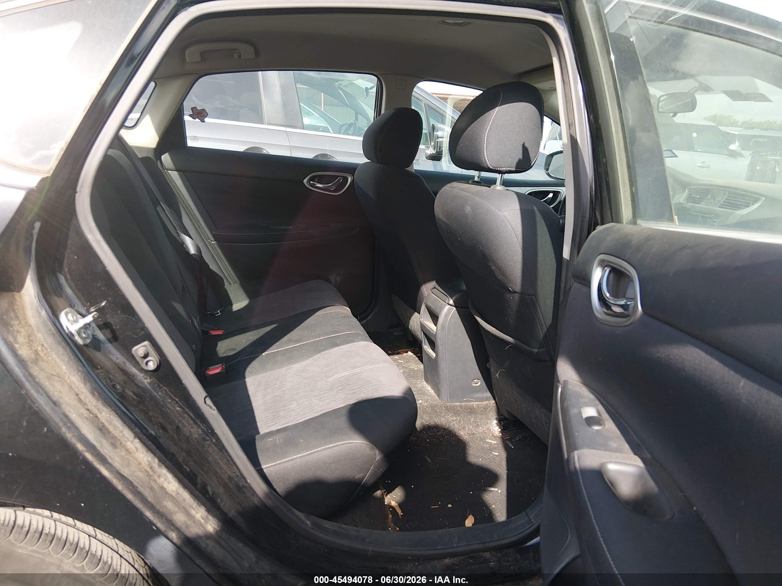 2014 Nissan Sentra Sv Black vin: 3N1AB7AP5EY287063