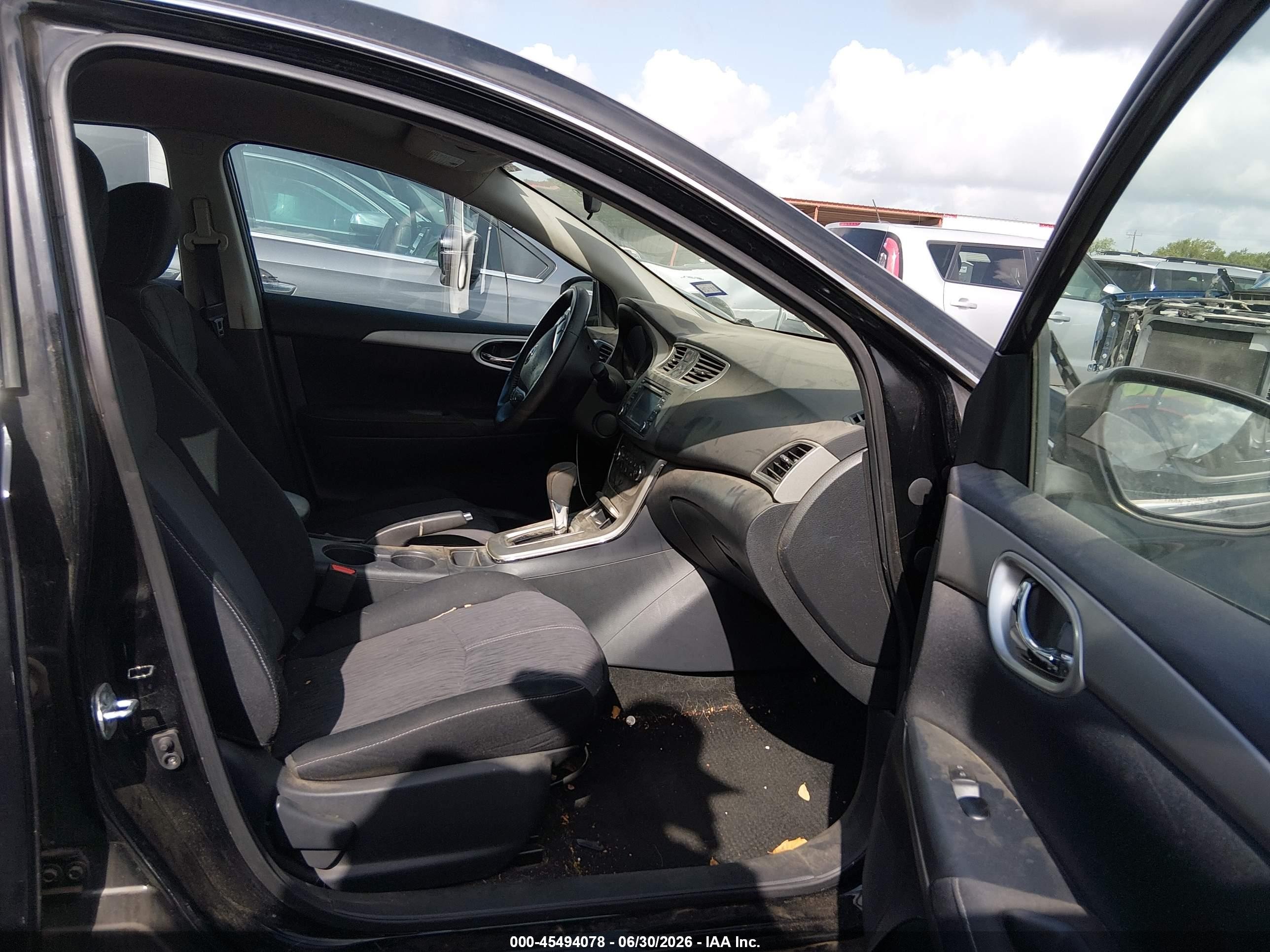2014 Nissan Sentra Sv Black vin: 3N1AB7AP5EY287063