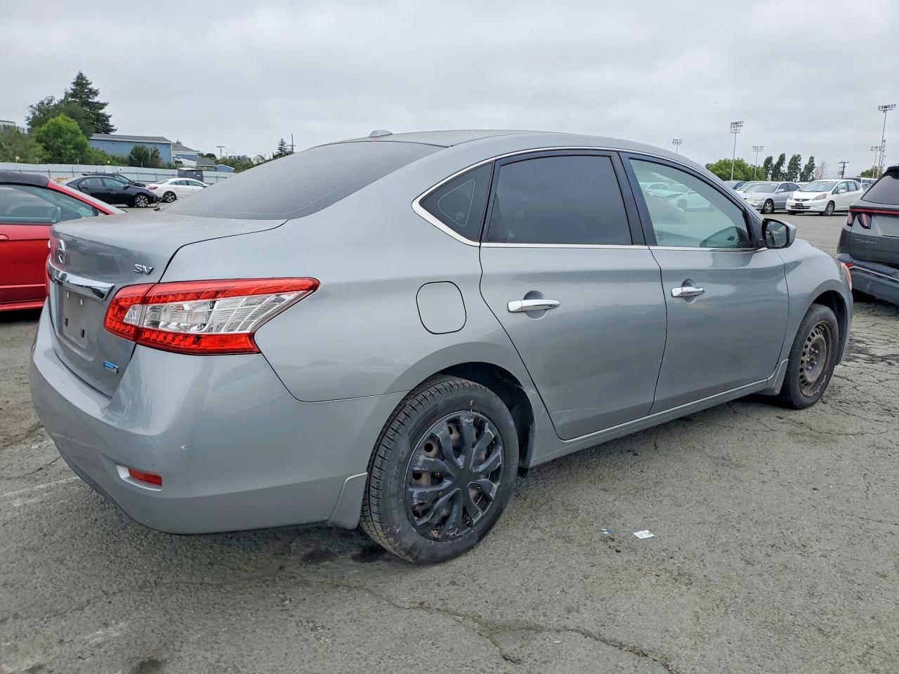 2014 Nissan Sentra Sv Gray vin: 3N1AB7AP5EY291274