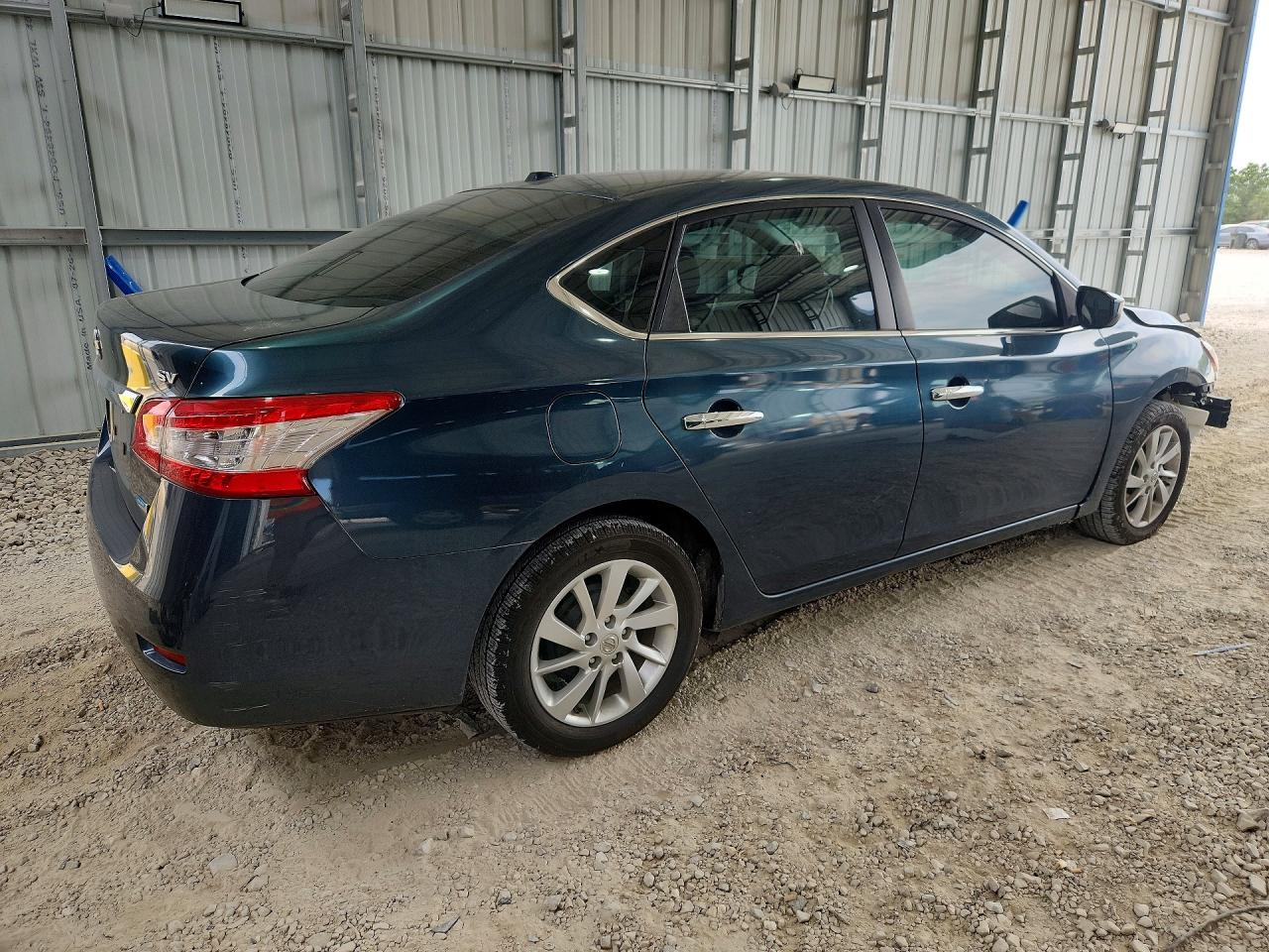 2014 Nissan Sentra Sv Blue vin: 3N1AB7AP5EY294434