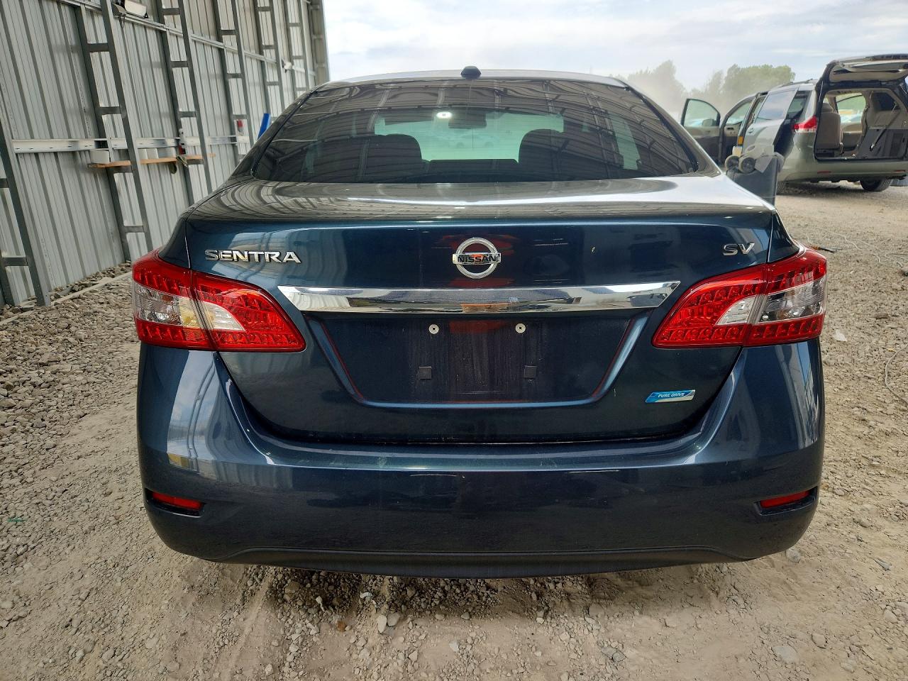 2014 Nissan Sentra Sv Blue vin: 3N1AB7AP5EY294434