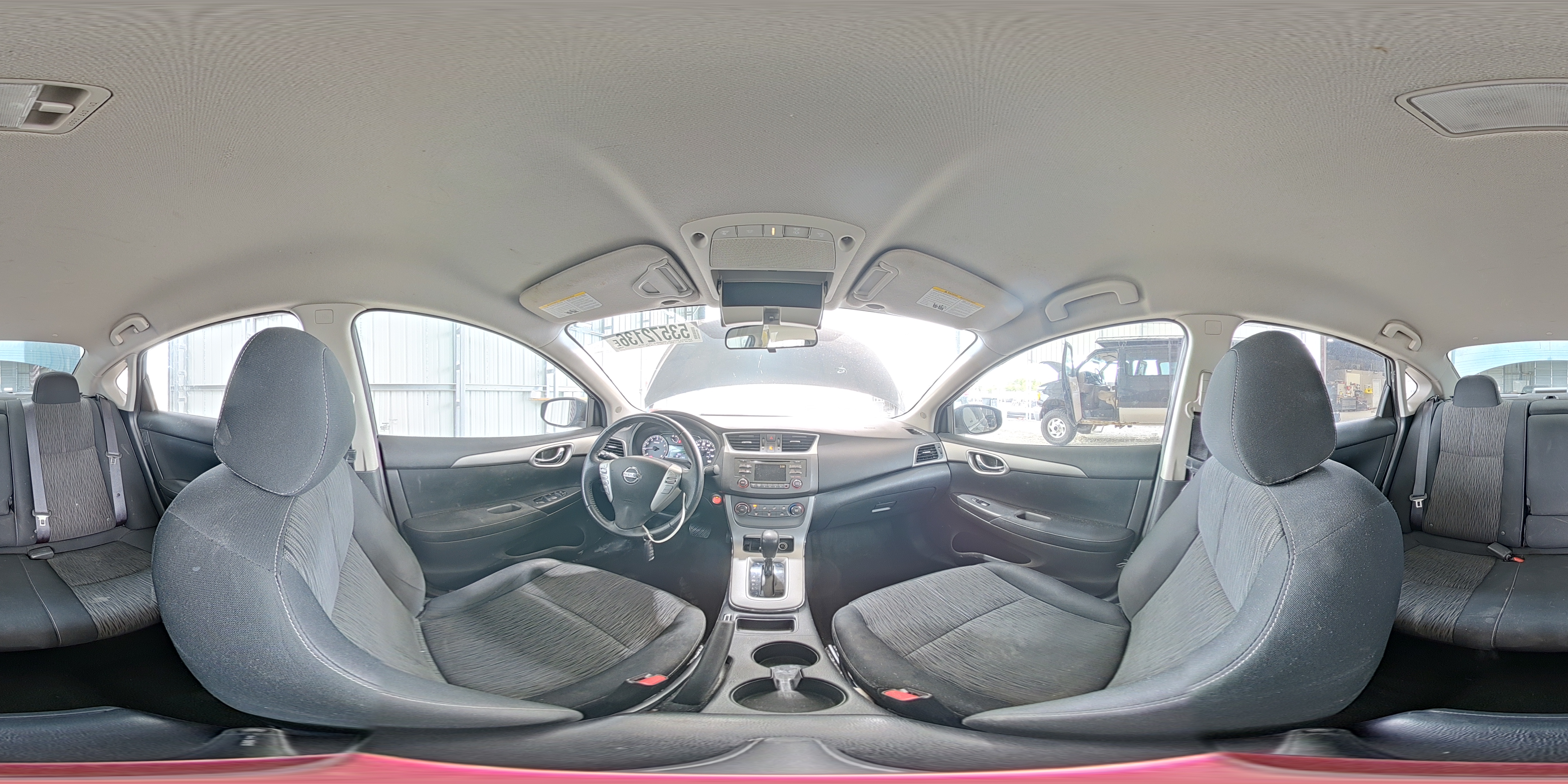 2014 Nissan Sentra Sv Blue vin: 3N1AB7AP5EY294434