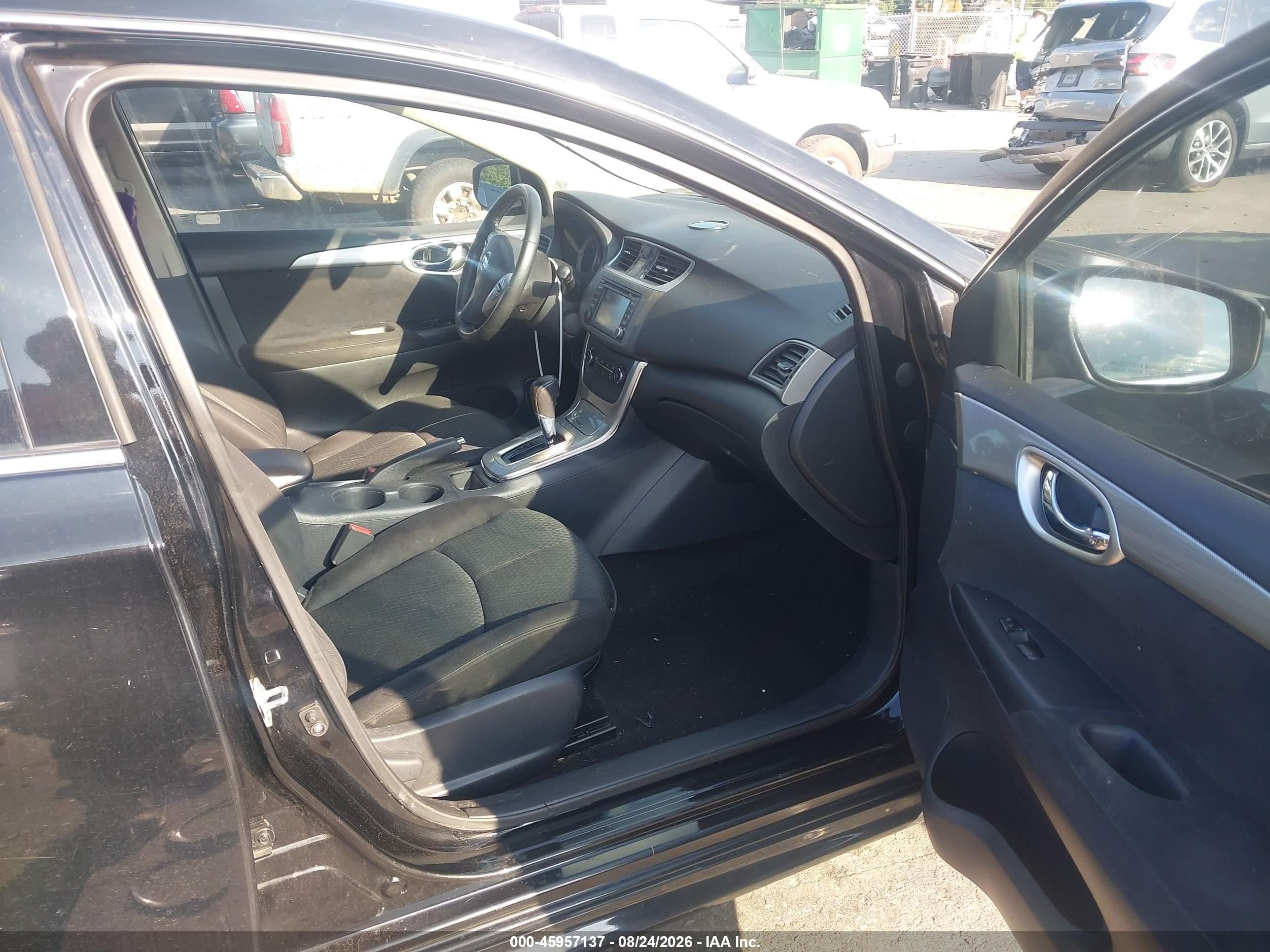 2014 Nissan Sentra Sr Black vin: 3N1AB7AP5EY296619