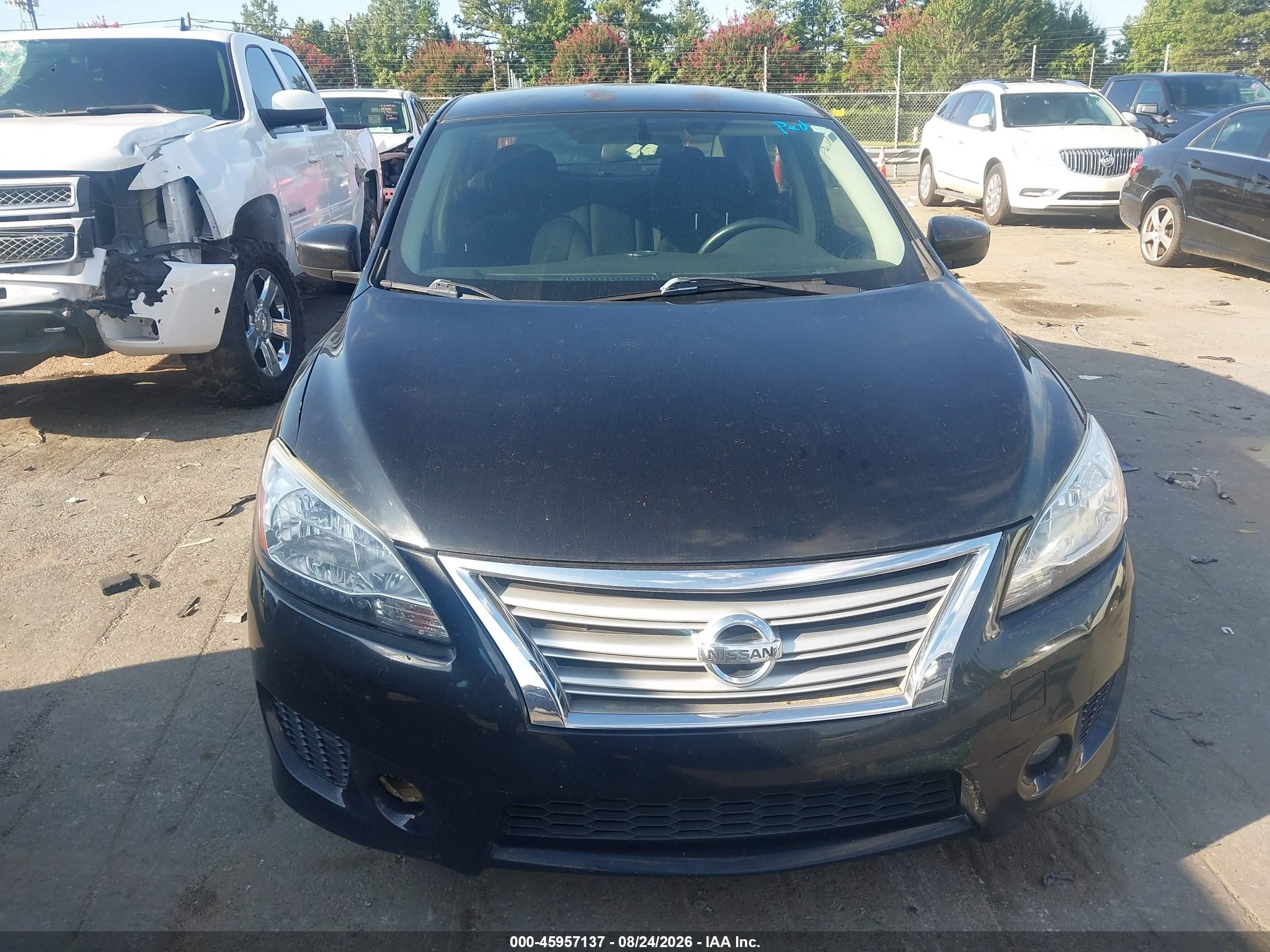 2014 Nissan Sentra Sr Black vin: 3N1AB7AP5EY296619
