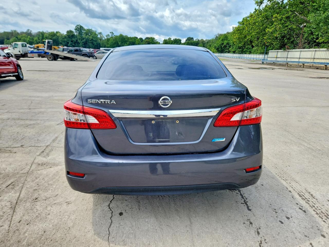 2014 Nissan Sentra Sv Серый vin: 3N1AB7AP5EY299973