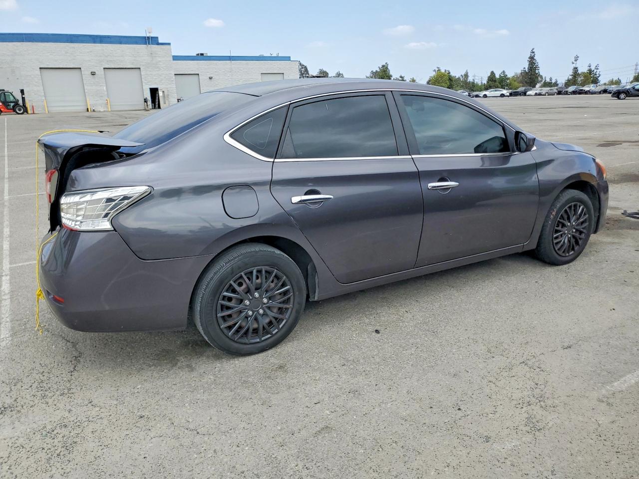 2014 Nissan Sentra S Gray vin: 3N1AB7AP5EY305173