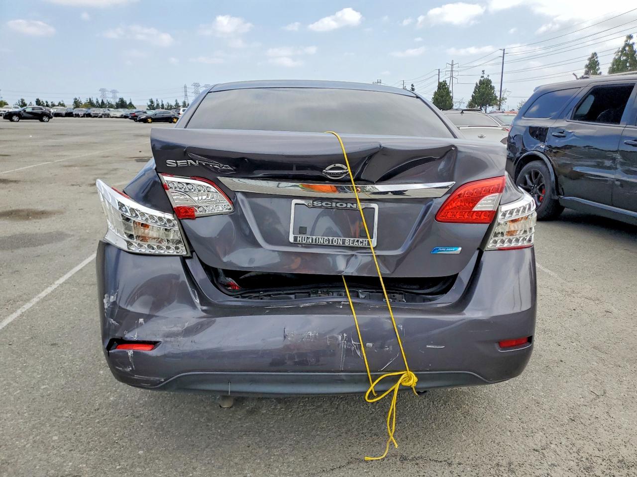 2014 Nissan Sentra S Gray vin: 3N1AB7AP5EY305173