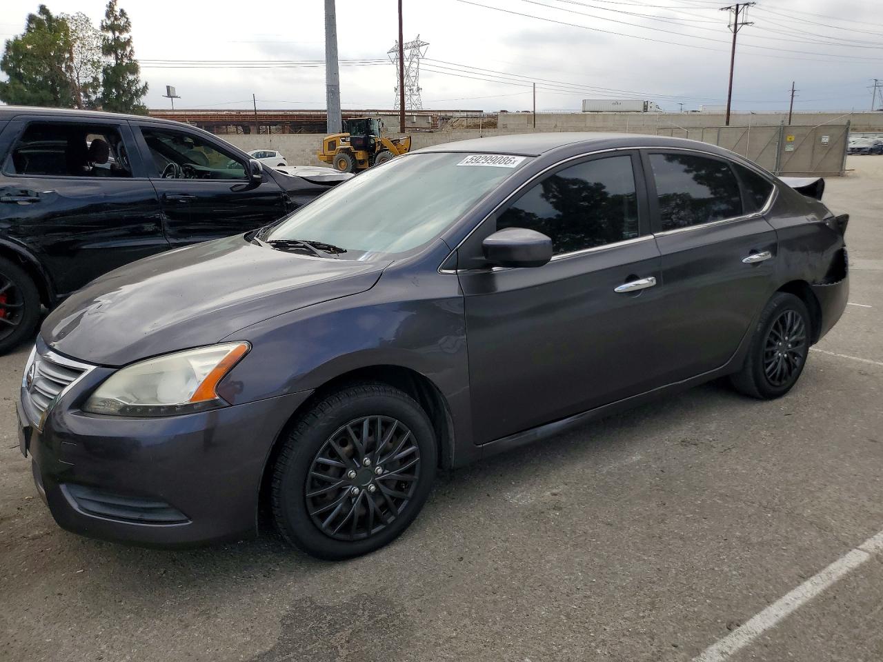 2014 Nissan Sentra S Gray vin: 3N1AB7AP5EY305173