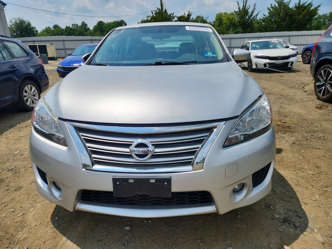 2014 Nissan Sentra Sr Silver vin: 3N1AB7AP5EY306730