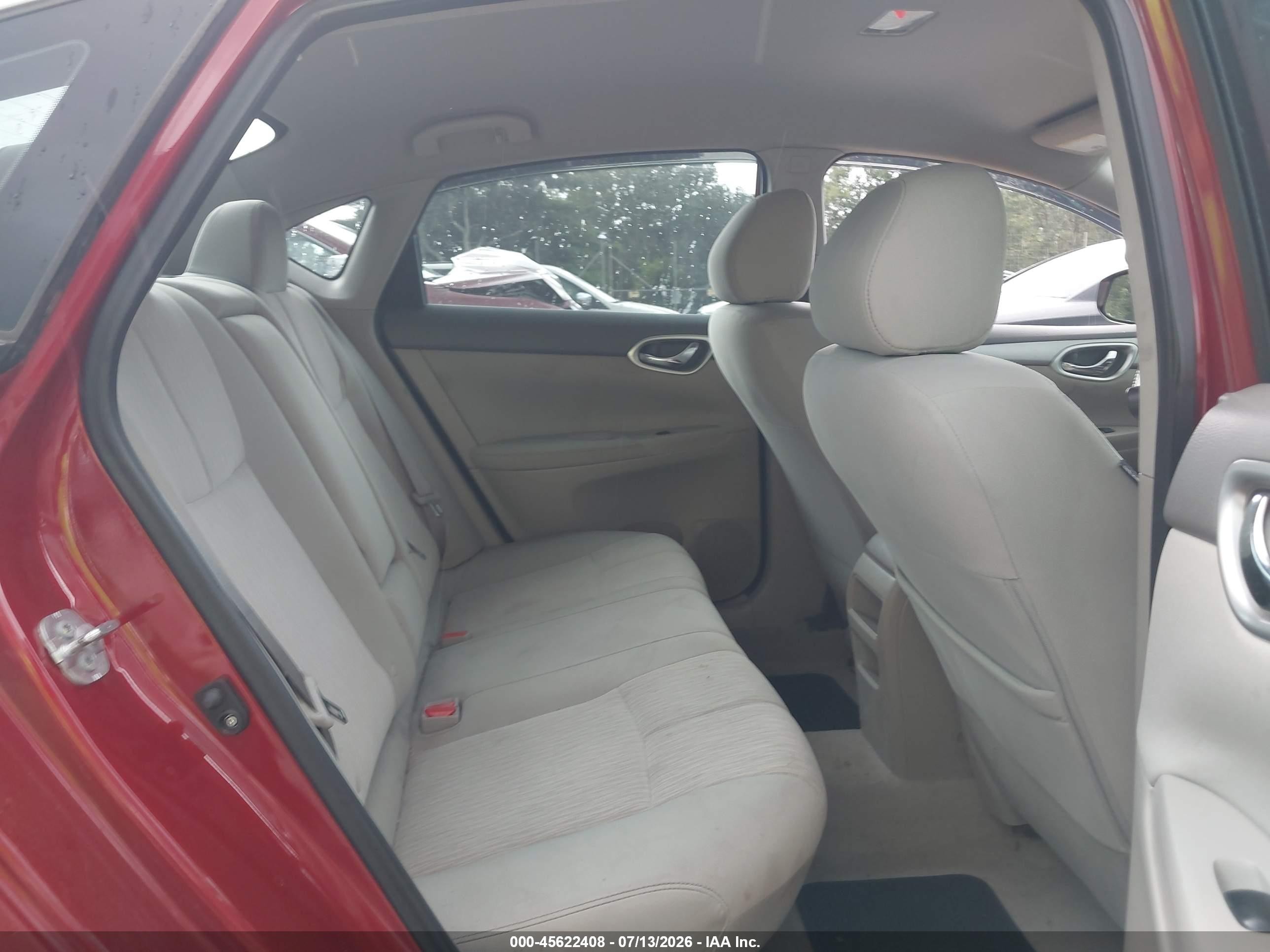 2014 Nissan Sentra Sv Red vin: 3N1AB7AP5EY307151