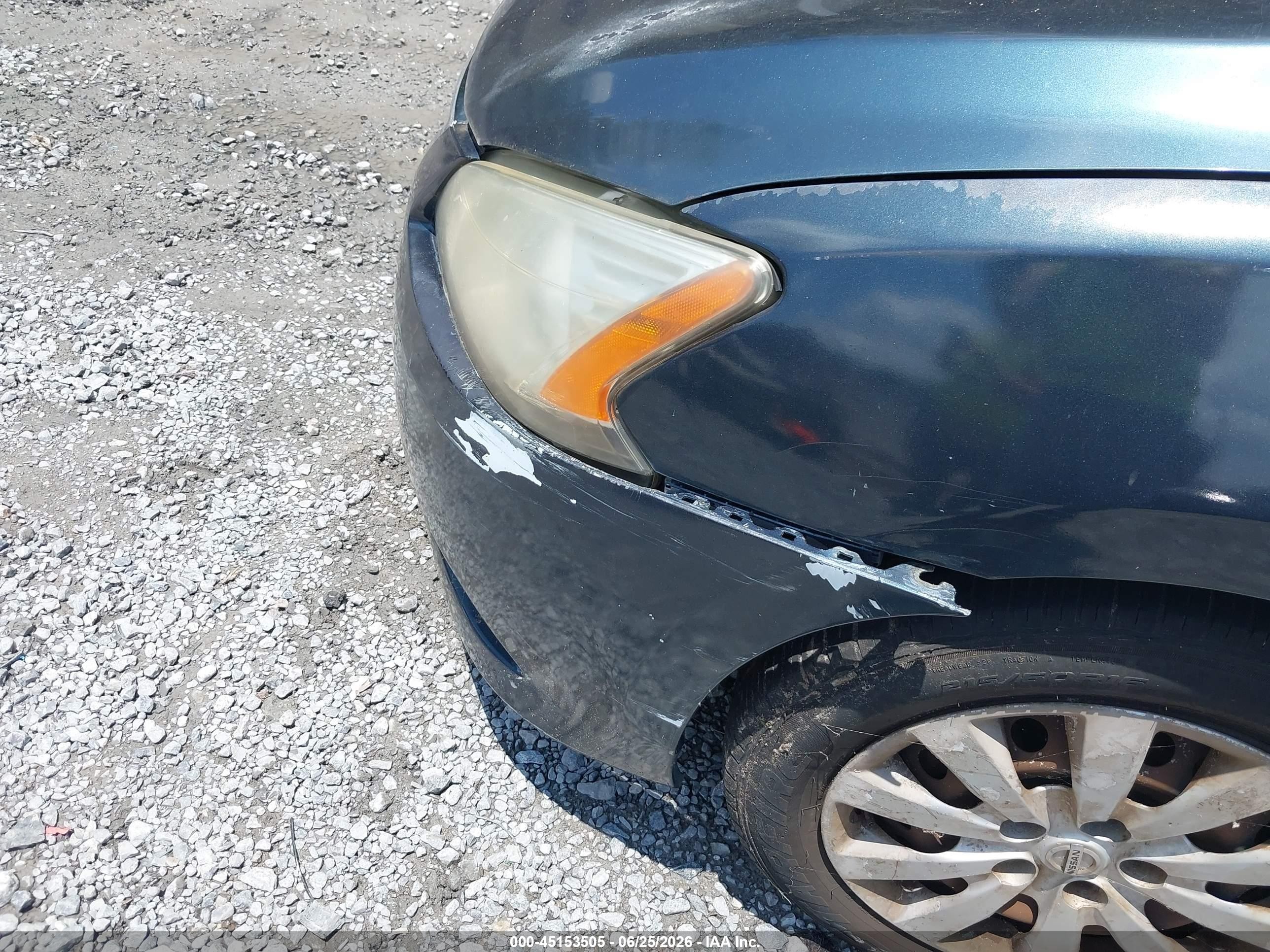 2014 Nissan Sentra Sv Blue vin: 3N1AB7AP5EY310955