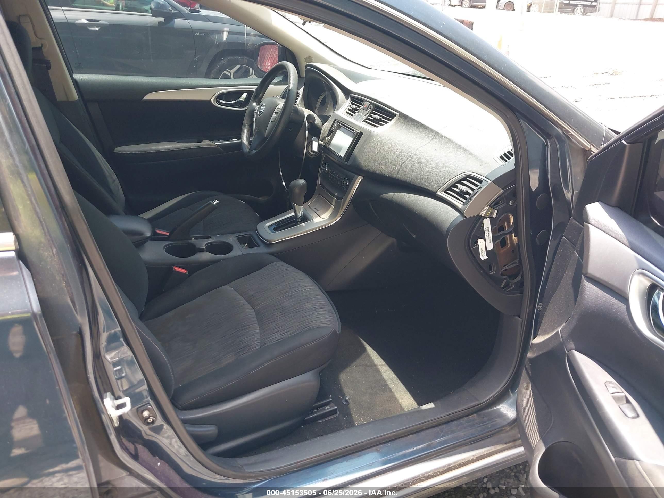 2014 Nissan Sentra Sv Blue vin: 3N1AB7AP5EY310955