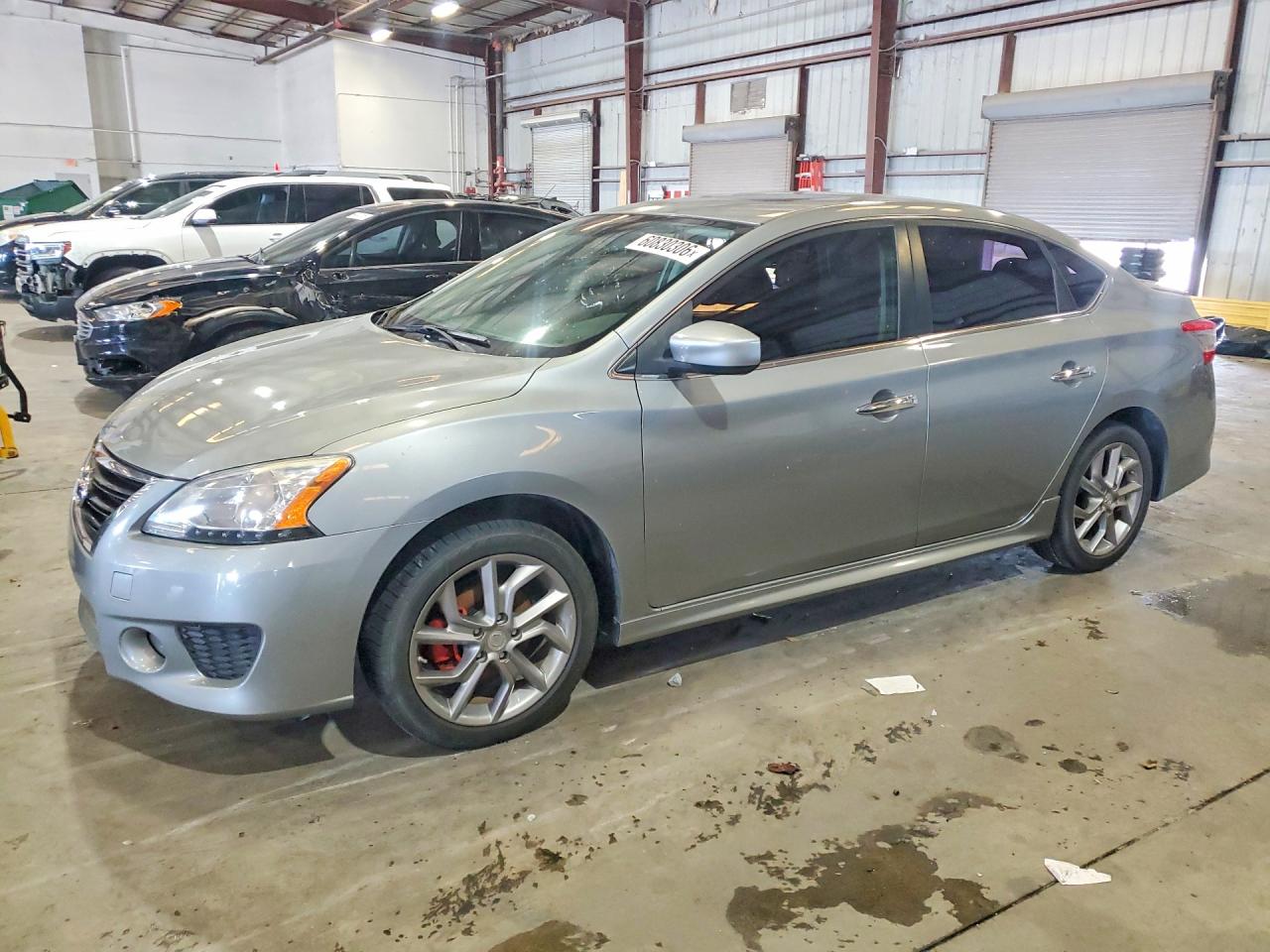 2014 Nissan Sentra Sr Silver vin: 3N1AB7AP5EY315122