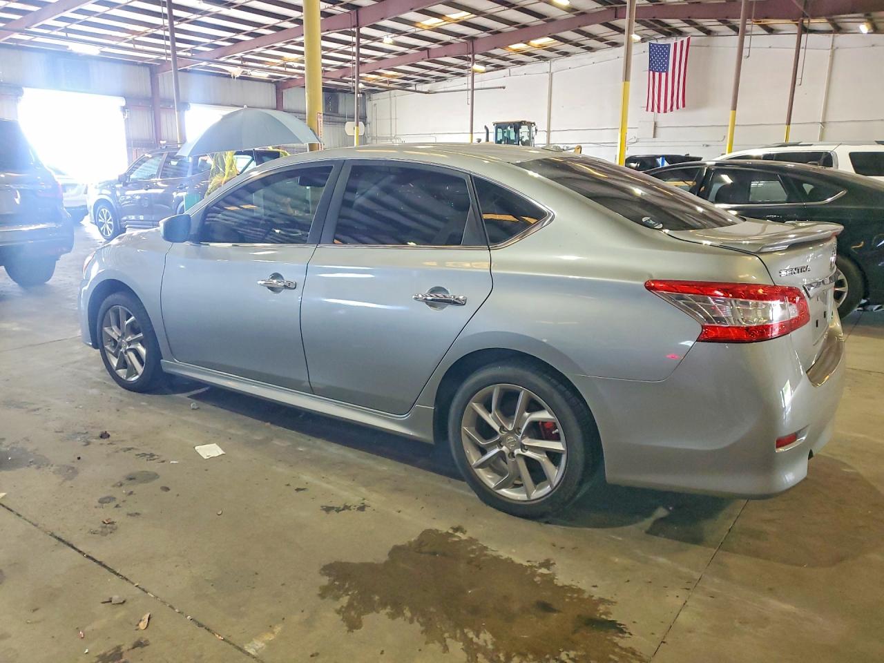 2014 Nissan Sentra Sr Silver vin: 3N1AB7AP5EY315122