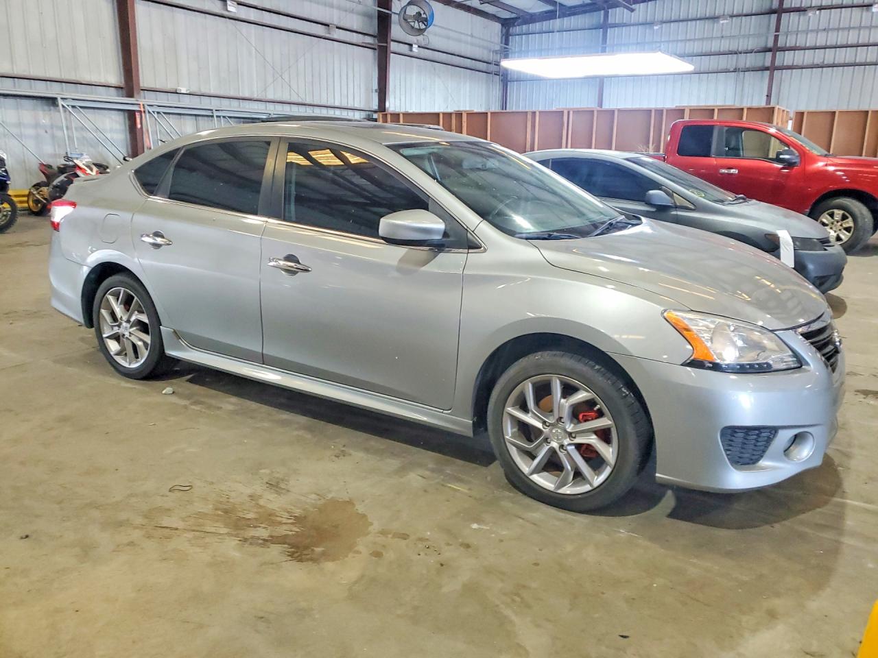 2014 Nissan Sentra Sr Silver vin: 3N1AB7AP5EY315122