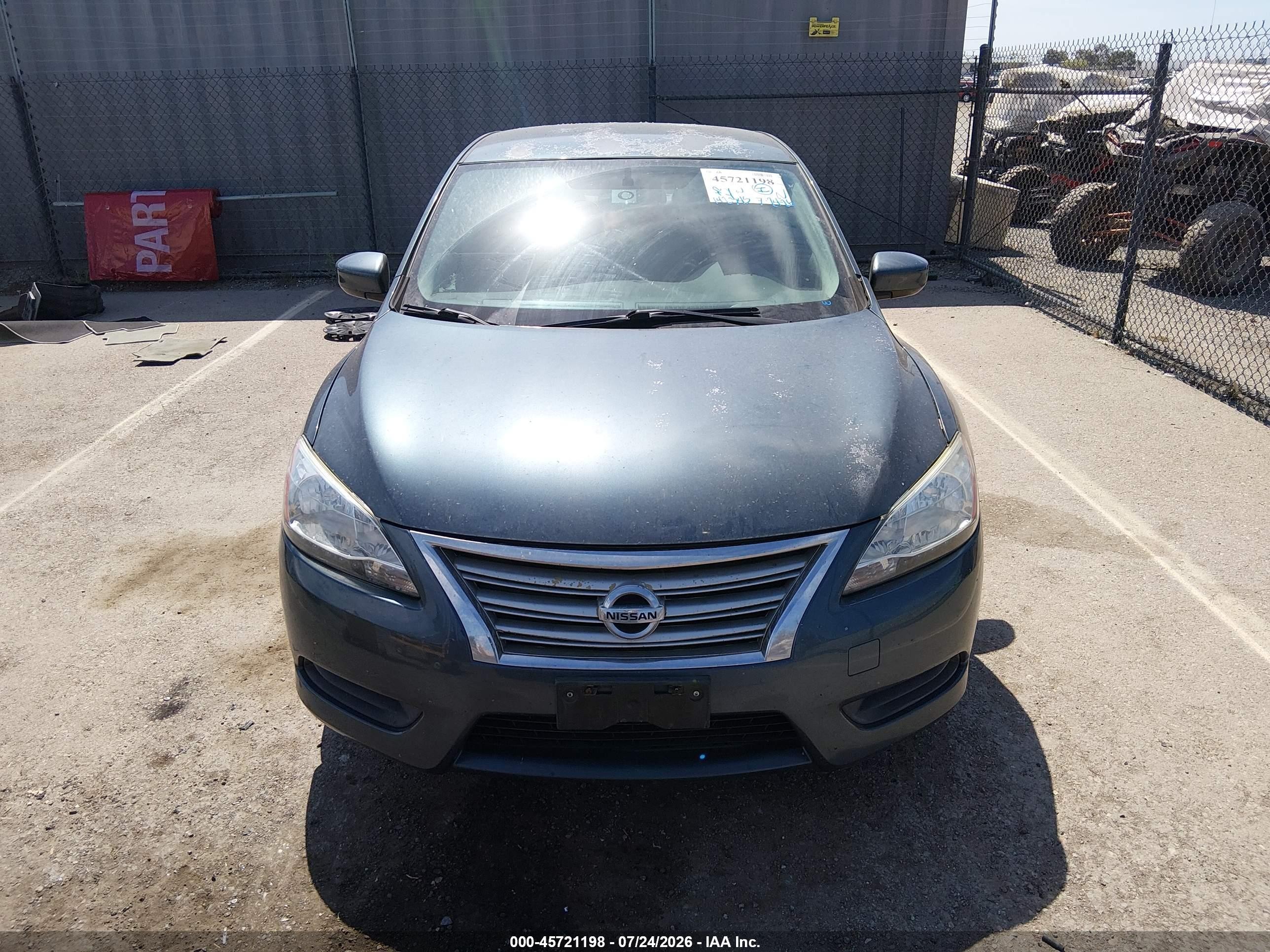 2014 Nissan Sentra Sv Green vin: 3N1AB7AP5EY315573