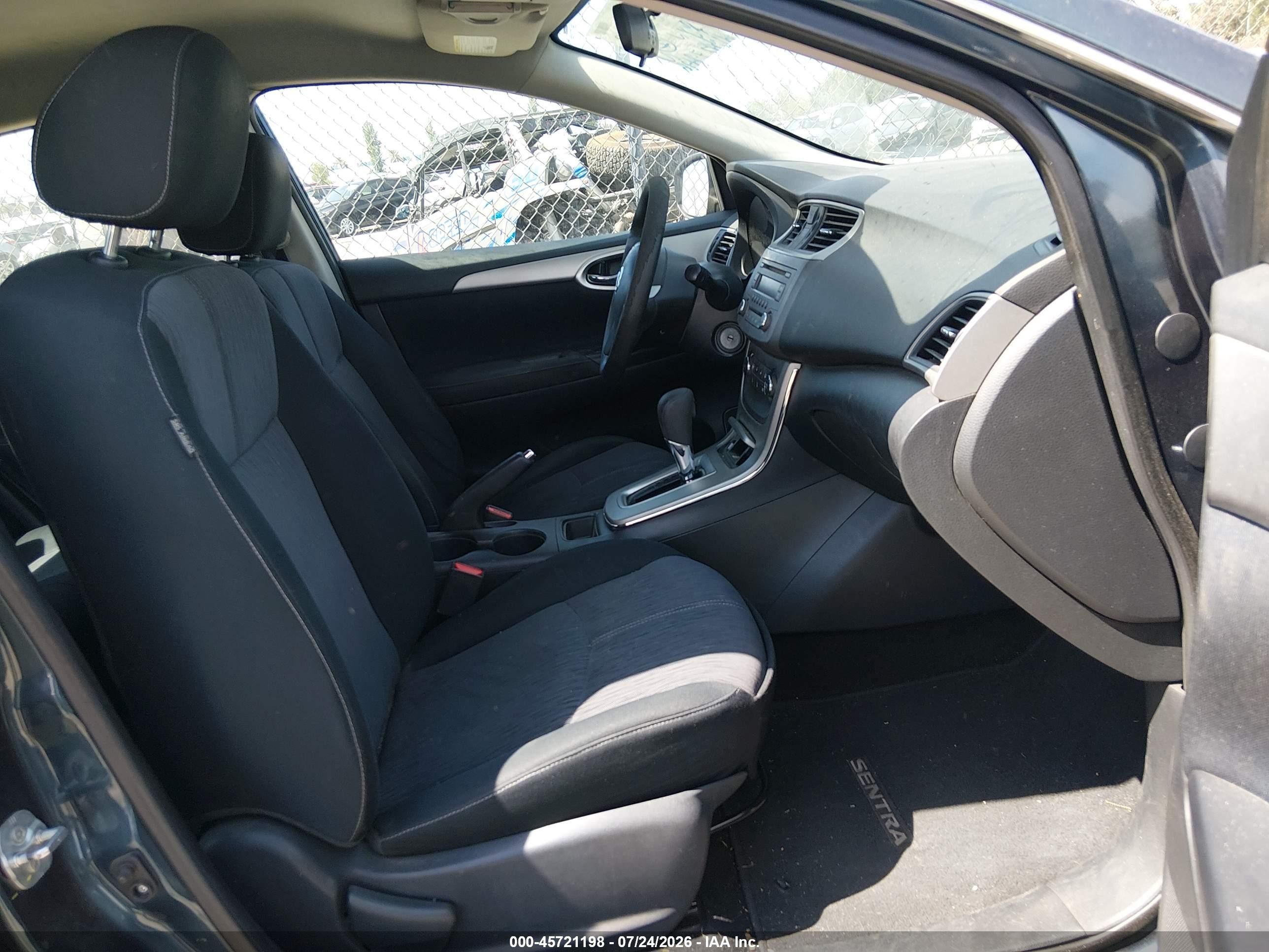 2014 Nissan Sentra Sv Green vin: 3N1AB7AP5EY315573