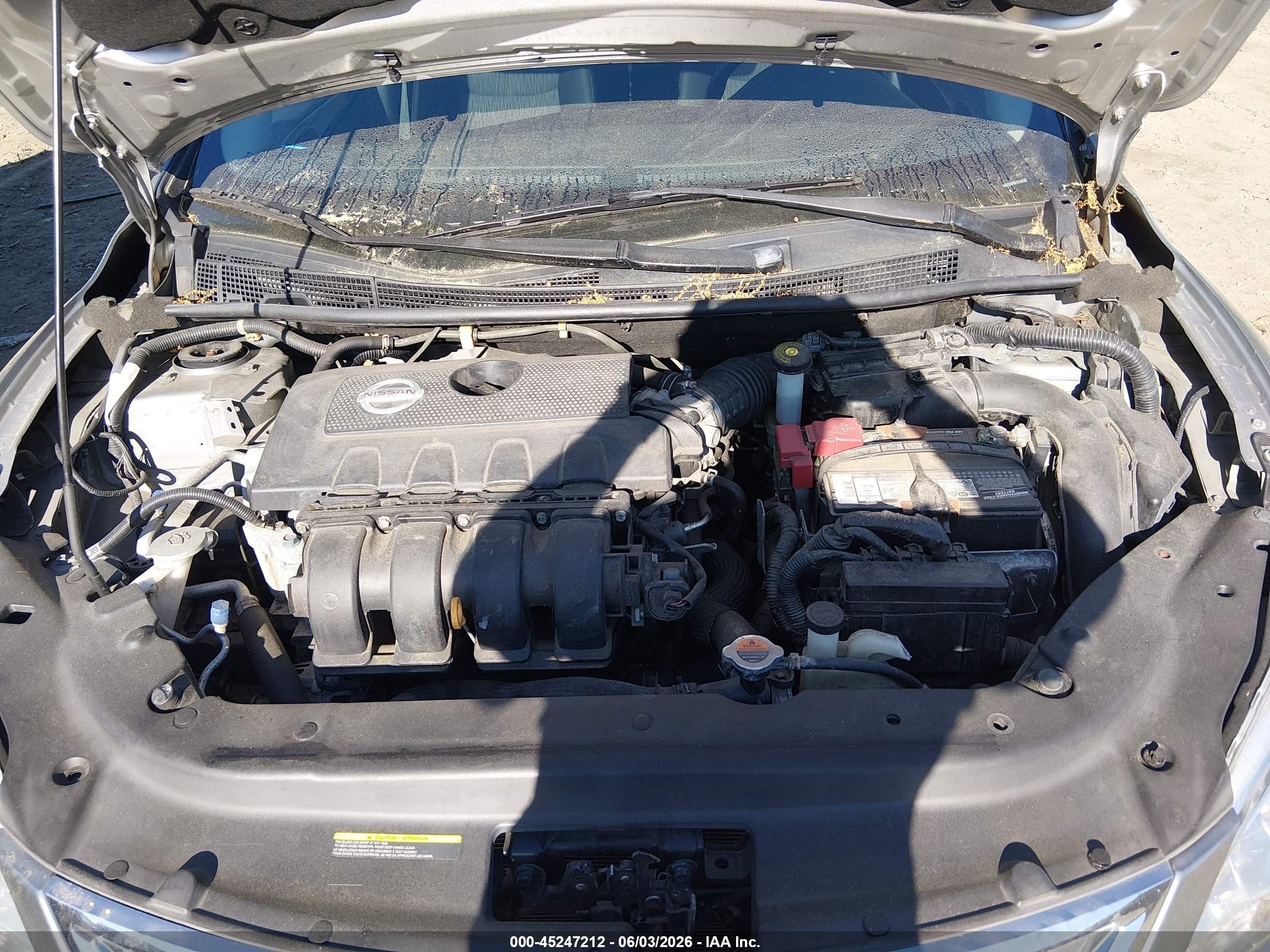 2014 Nissan Sentra Sv Silver vin: 3N1AB7AP5EY318182