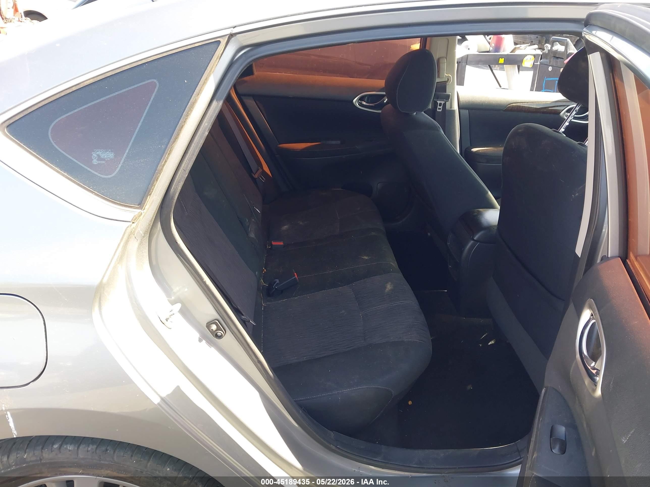 2014 Nissan Sentra Sl Gray vin: 3N1AB7AP5EY319090