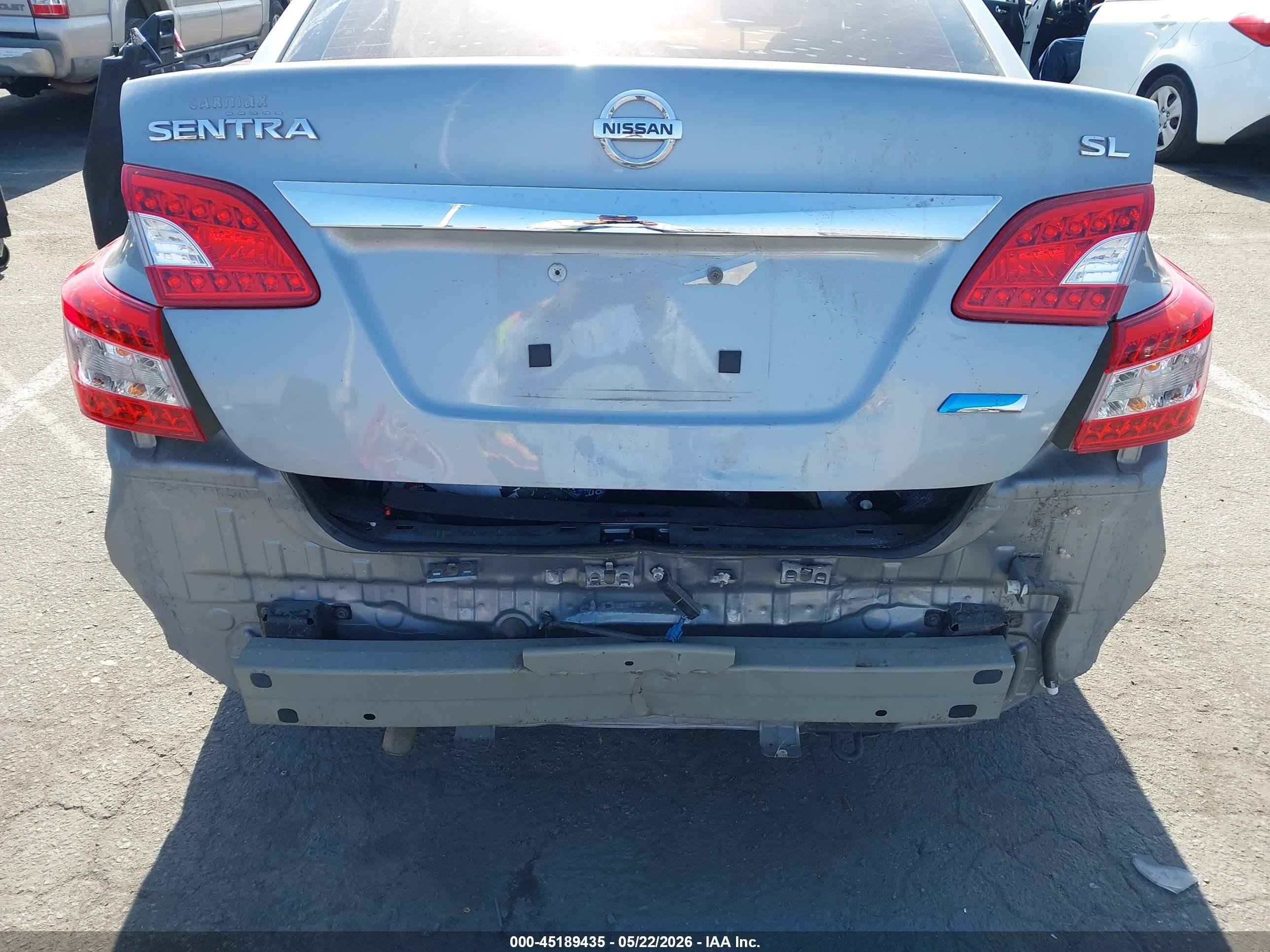 2014 Nissan Sentra Sl Gray vin: 3N1AB7AP5EY319090