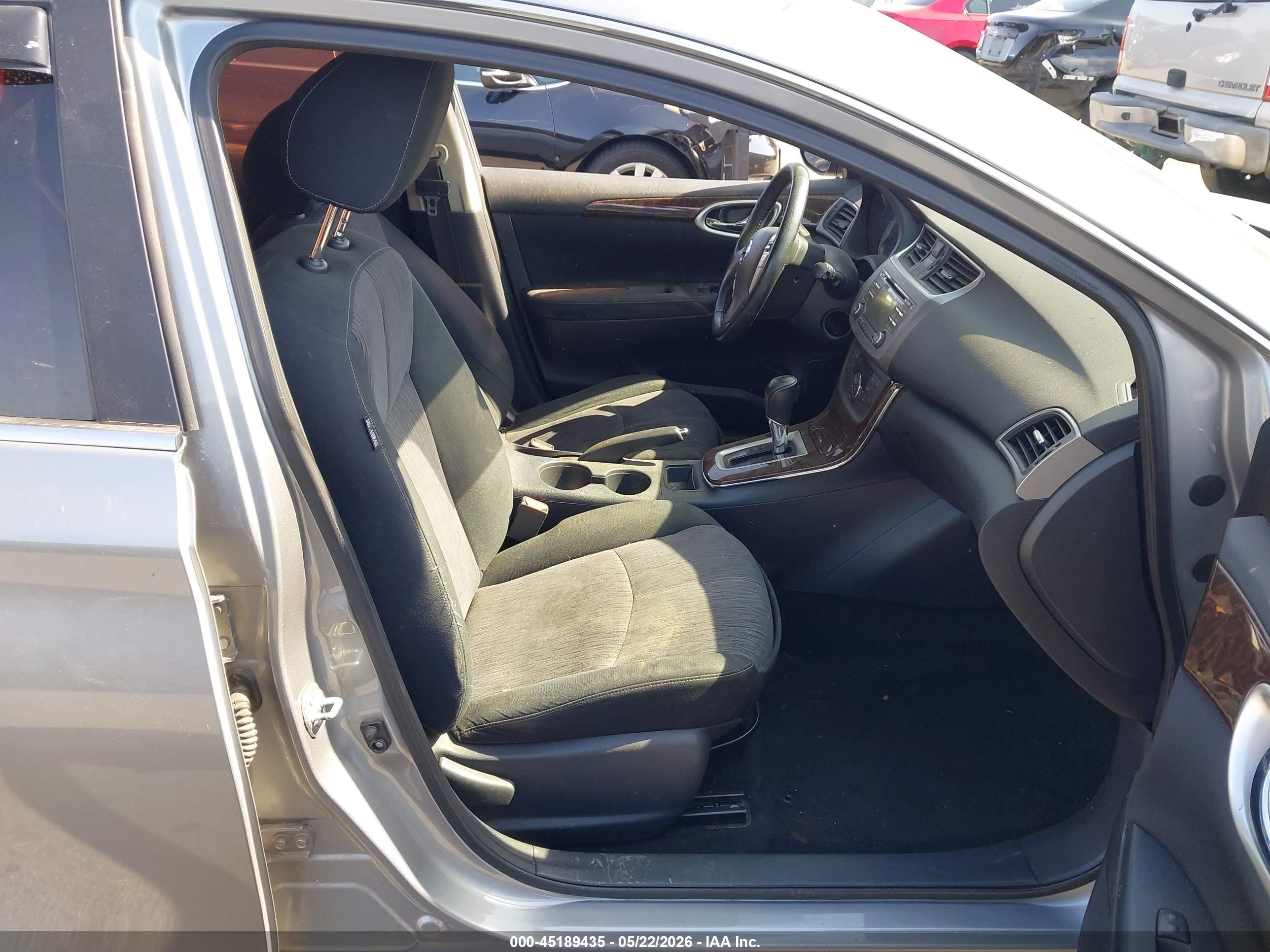 2014 Nissan Sentra Sl Gray vin: 3N1AB7AP5EY319090