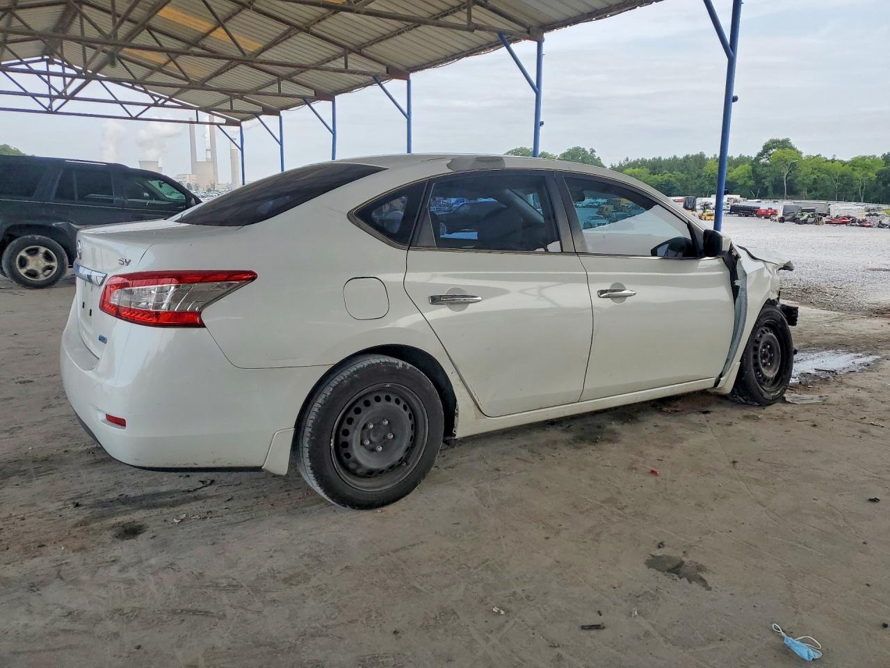 2014 Nissan Sentra Sv White vin: 3N1AB7AP5EY319333