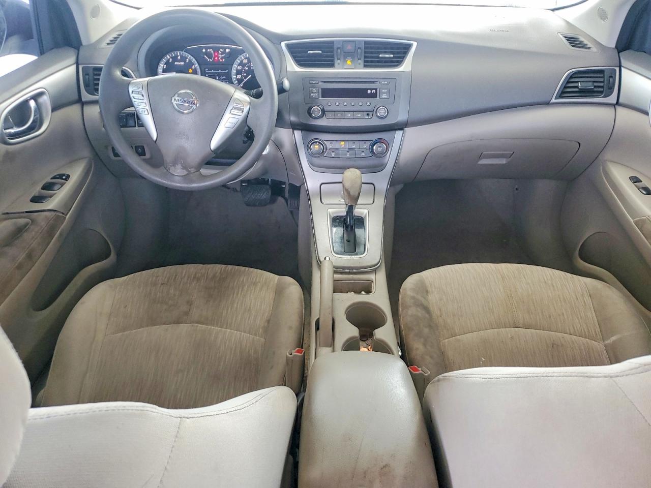 2014 Nissan Sentra Sv White vin: 3N1AB7AP5EY319333