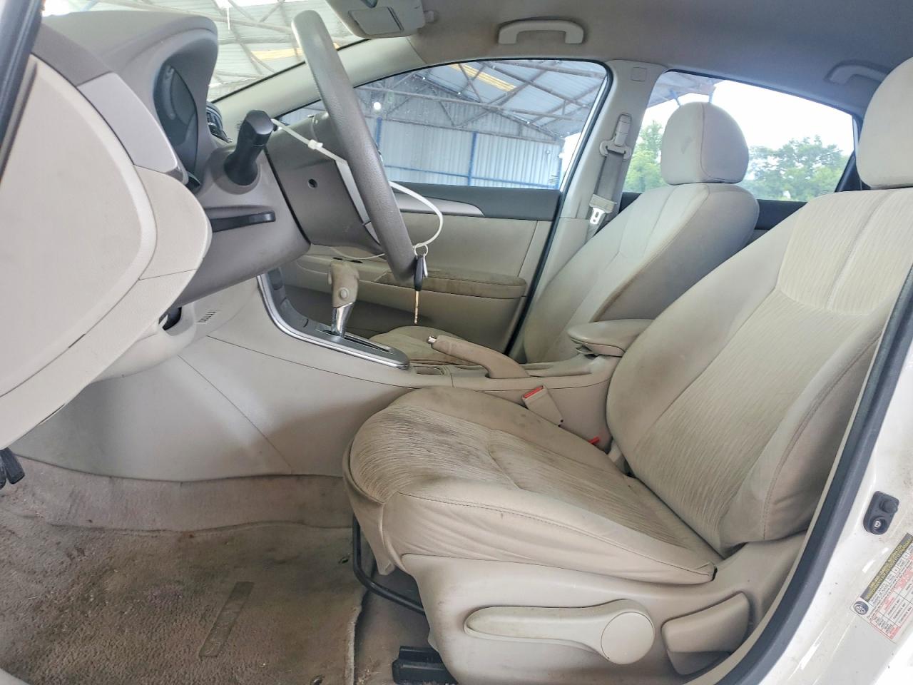 2014 Nissan Sentra Sv White vin: 3N1AB7AP5EY319333