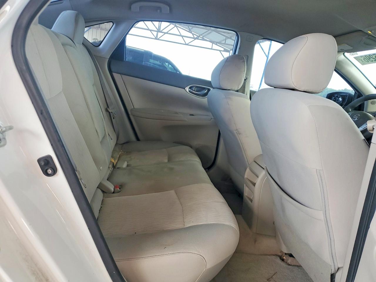2014 Nissan Sentra Sv White vin: 3N1AB7AP5EY319333