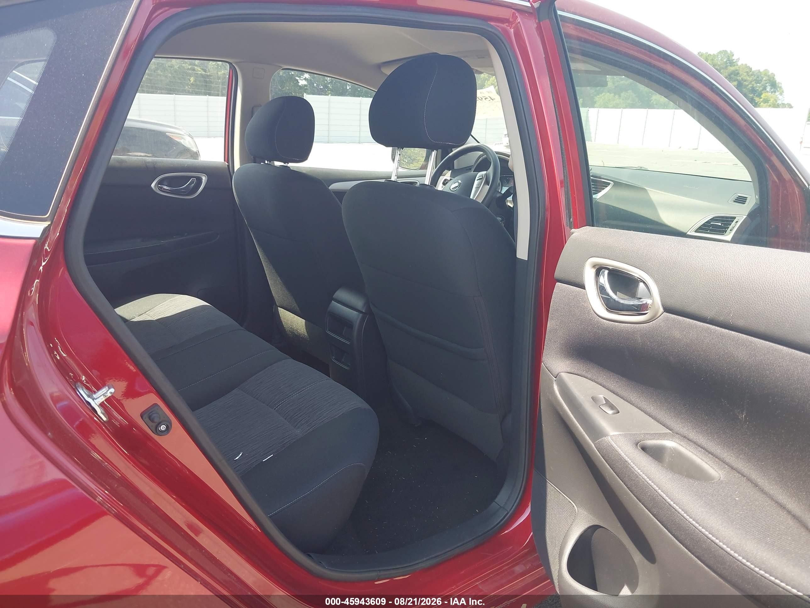 2014 Nissan Sentra Sv Красный vin: 3N1AB7AP5EY323057