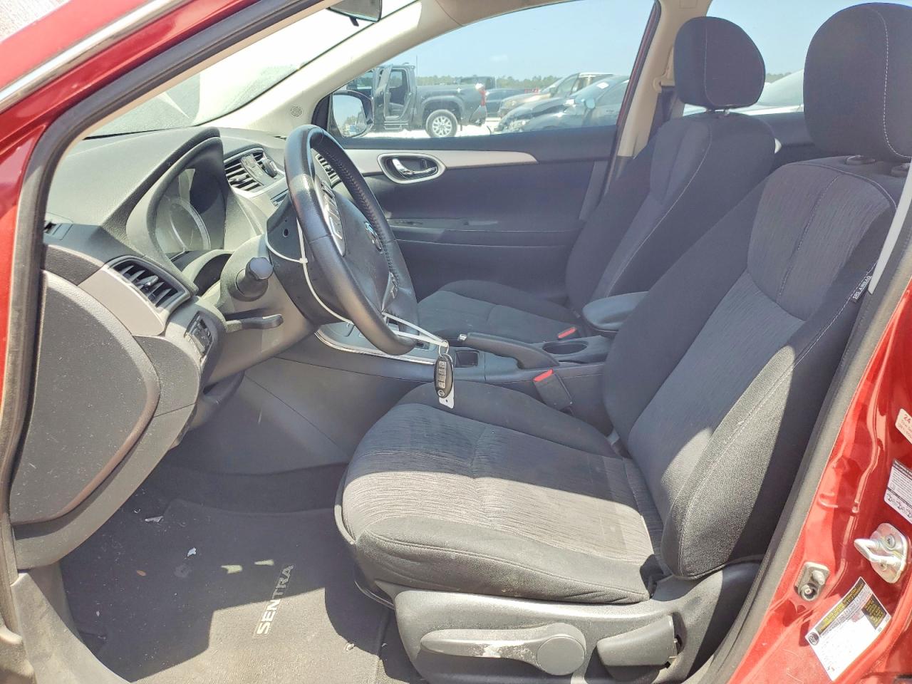 2014 Nissan Sentra Sv Red vin: 3N1AB7AP5EY329487