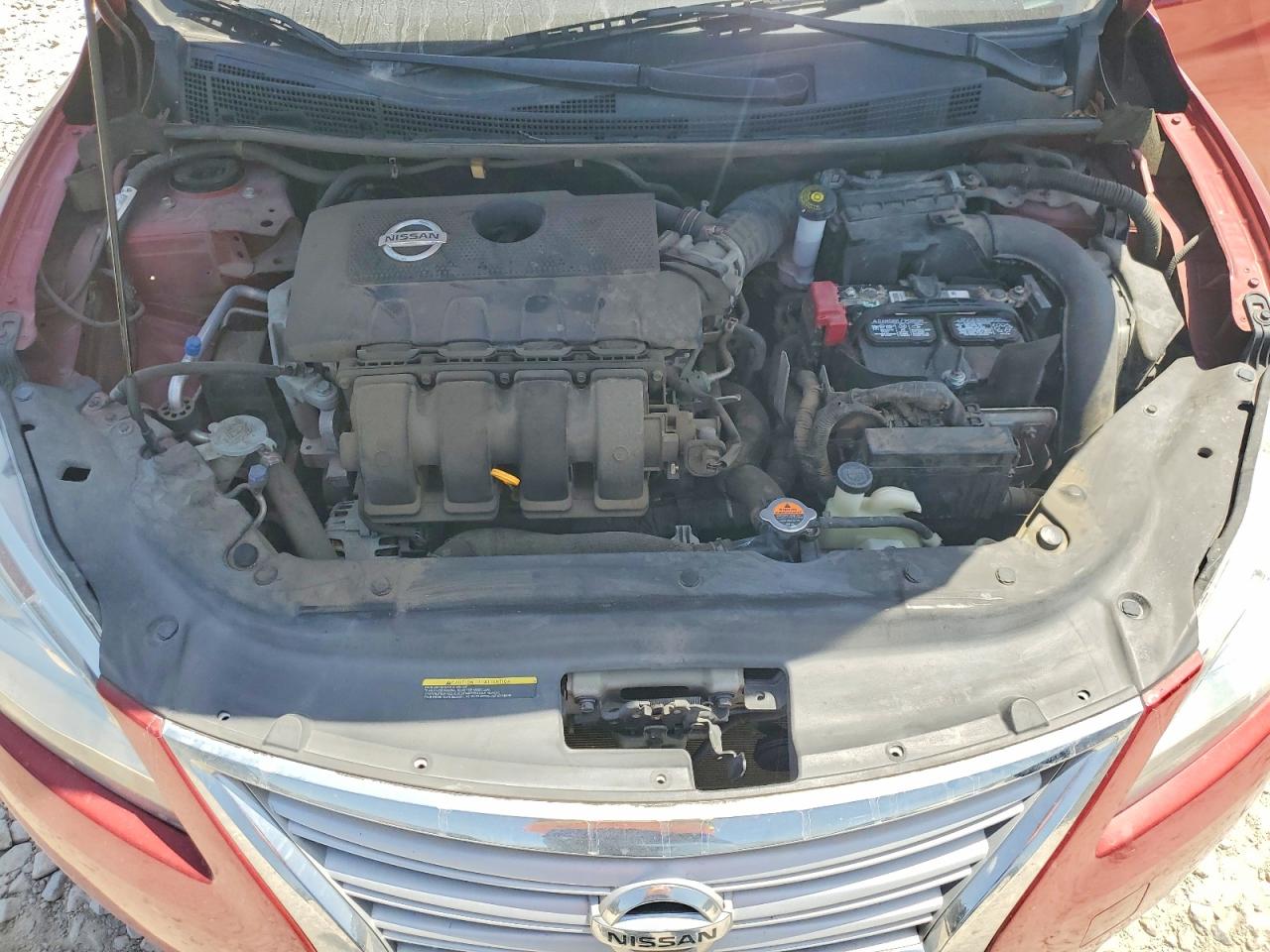 2014 Nissan Sentra Sv Red vin: 3N1AB7AP5EY329487
