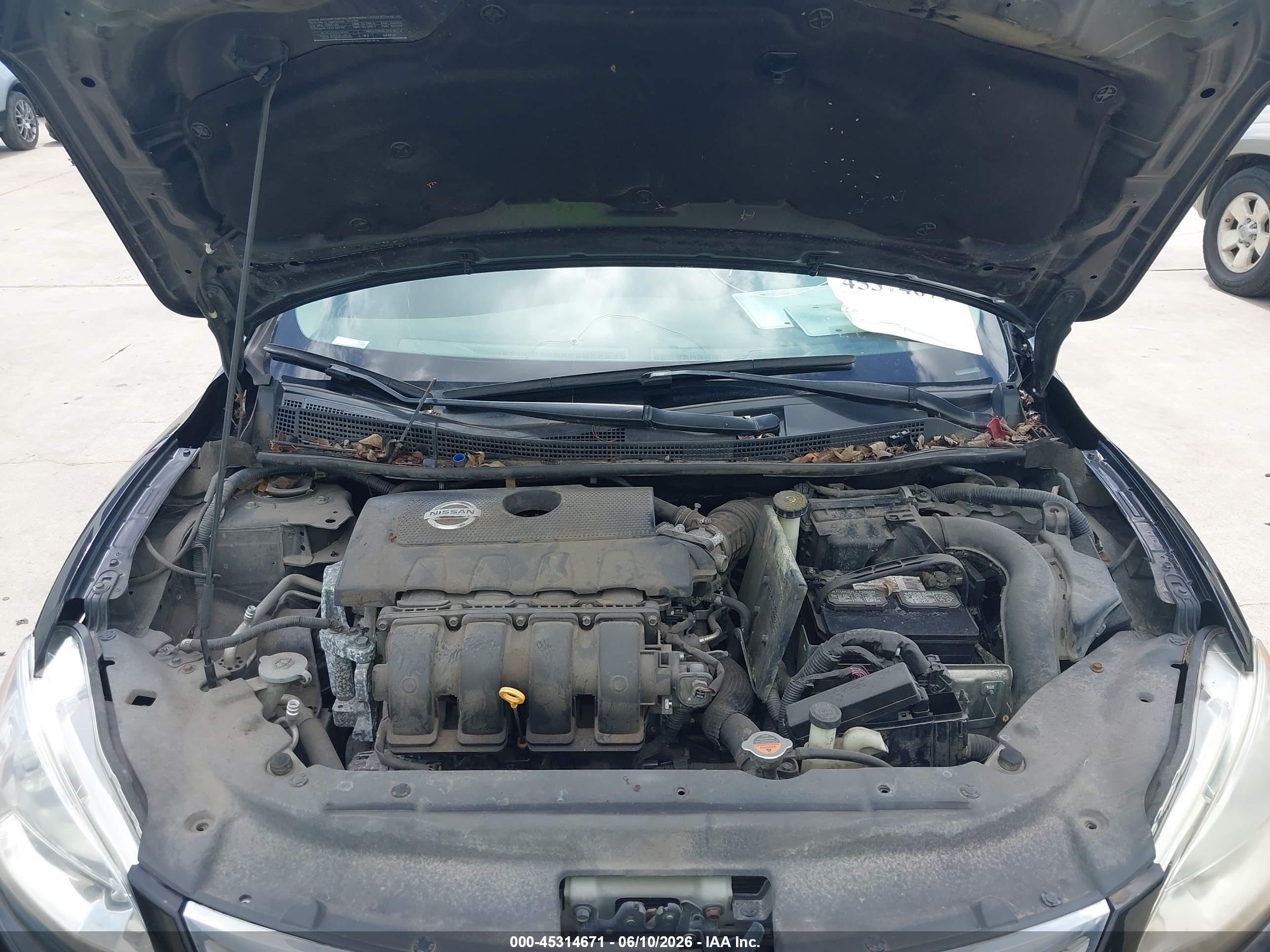 2014 Nissan Sentra Sv Black vin: 3N1AB7AP5EY330283