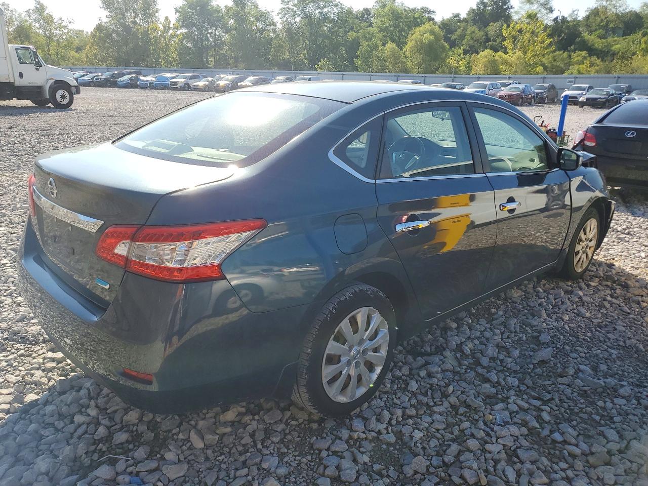2014 Nissan Sentra S Blue vin: 3N1AB7AP5EY334513