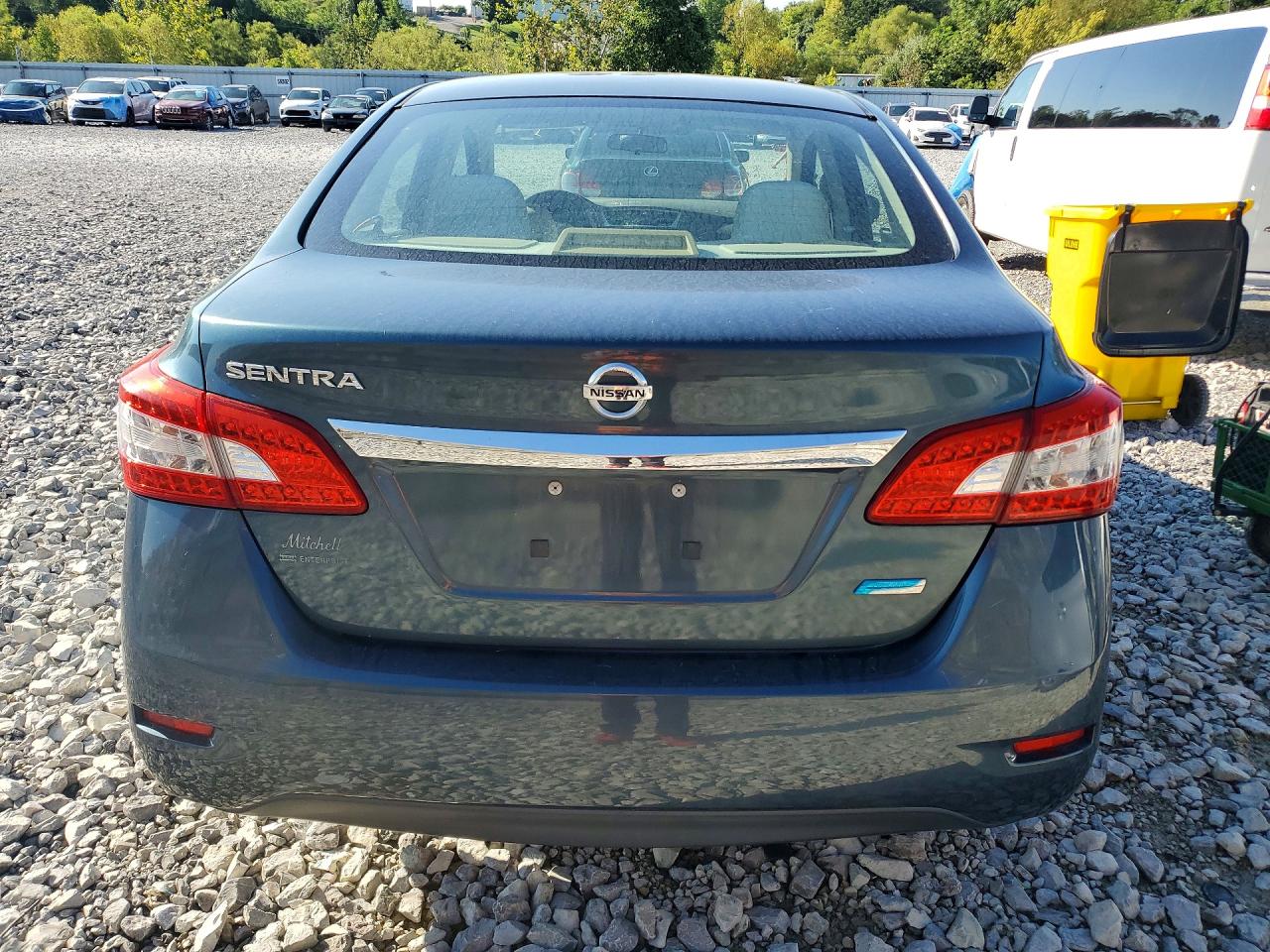 2014 Nissan Sentra S Blue vin: 3N1AB7AP5EY334513