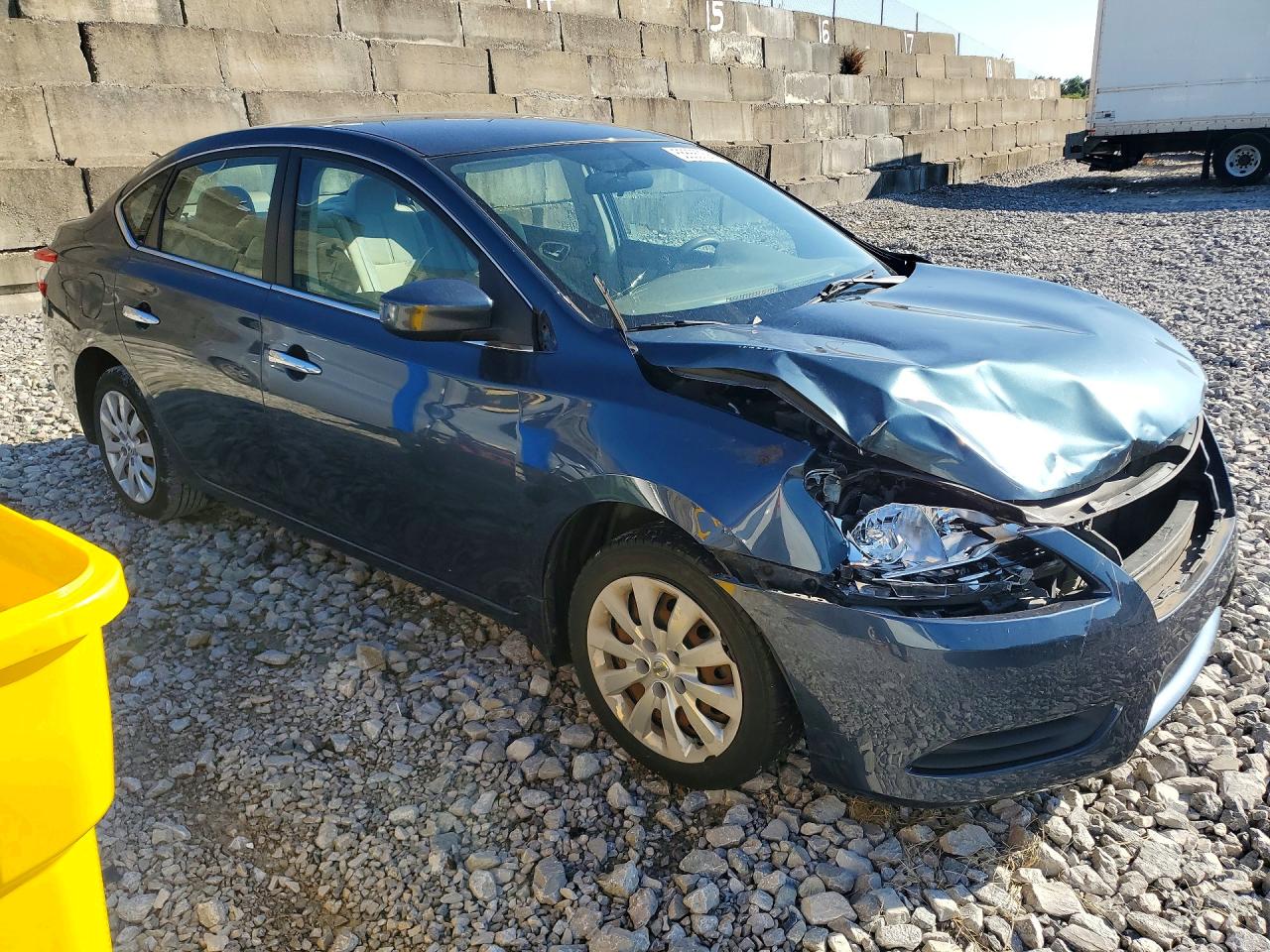 2014 Nissan Sentra S Blue vin: 3N1AB7AP5EY334513