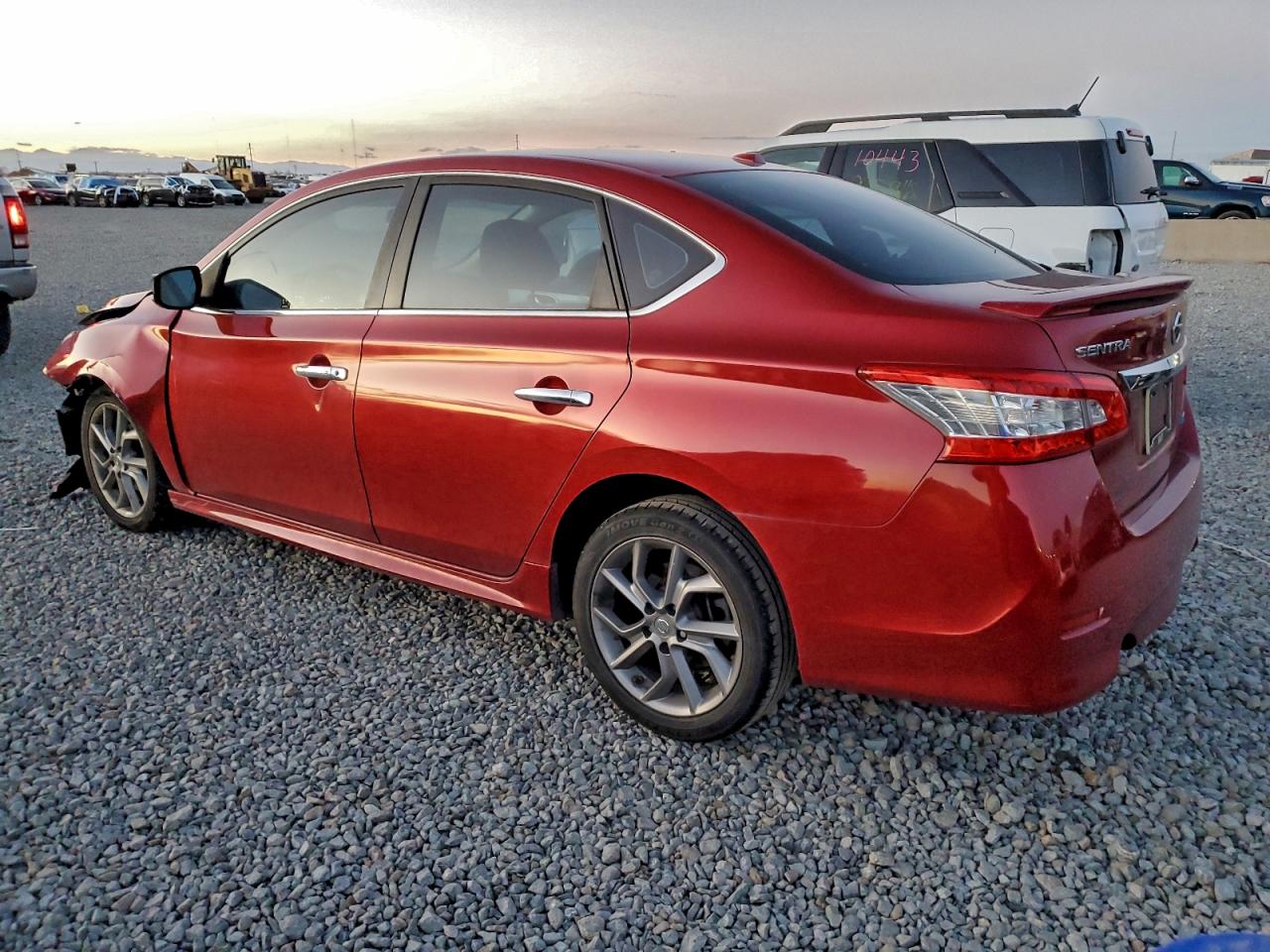 2014 Nissan Sentra Sr Red vin: 3N1AB7AP5EY338237