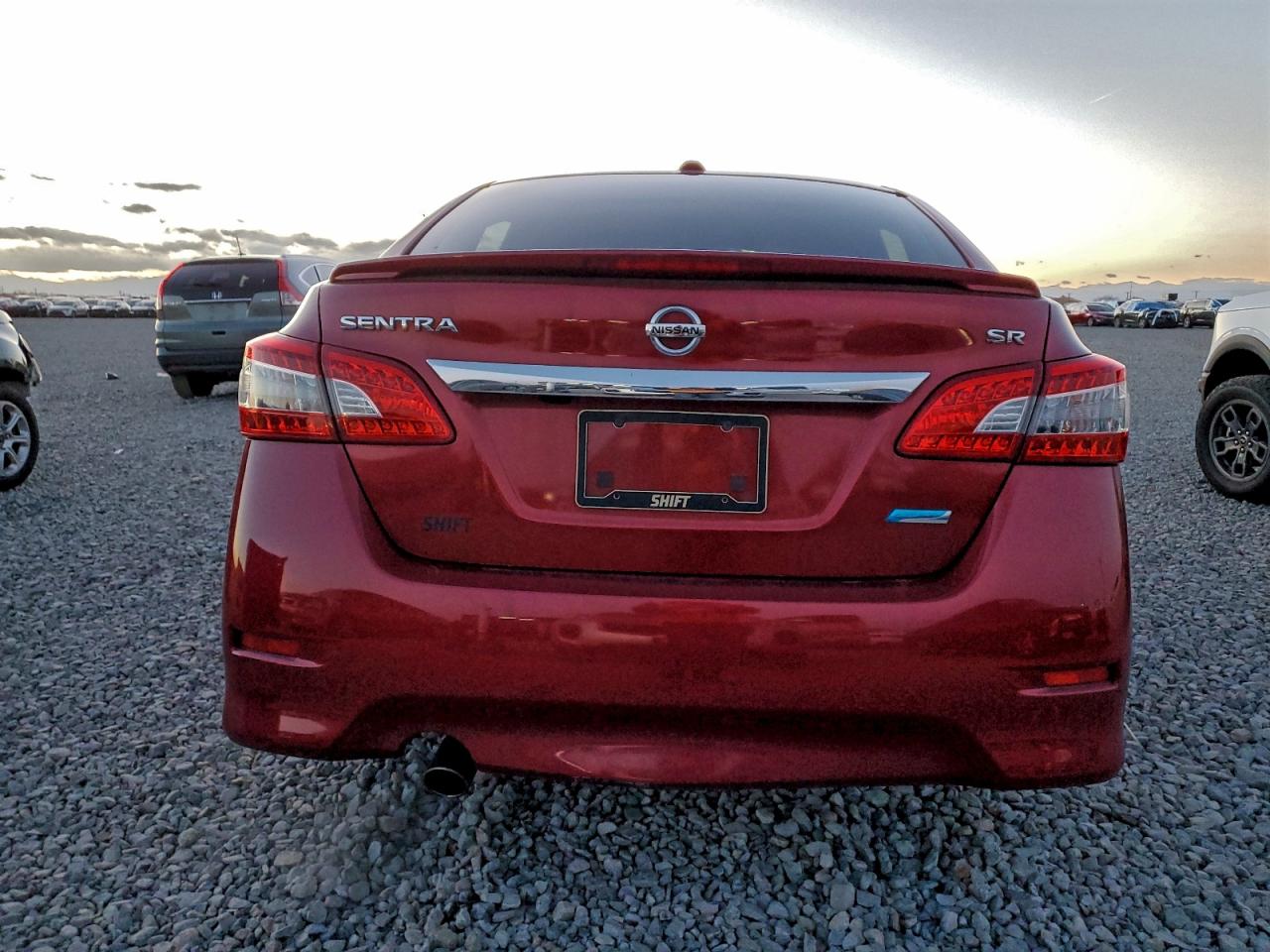 2014 Nissan Sentra Sr Red vin: 3N1AB7AP5EY338237