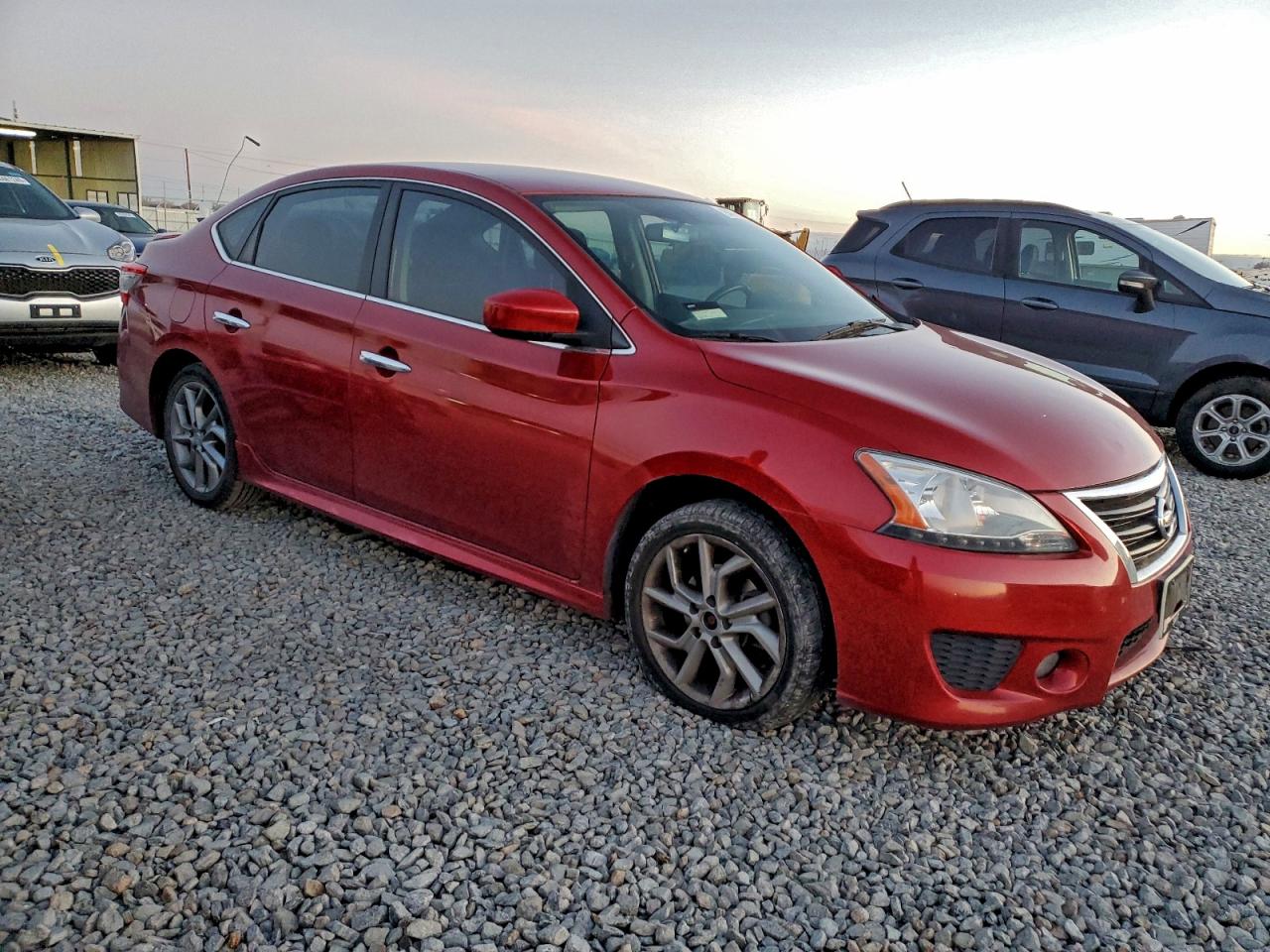 2014 Nissan Sentra Sr Red vin: 3N1AB7AP5EY338237