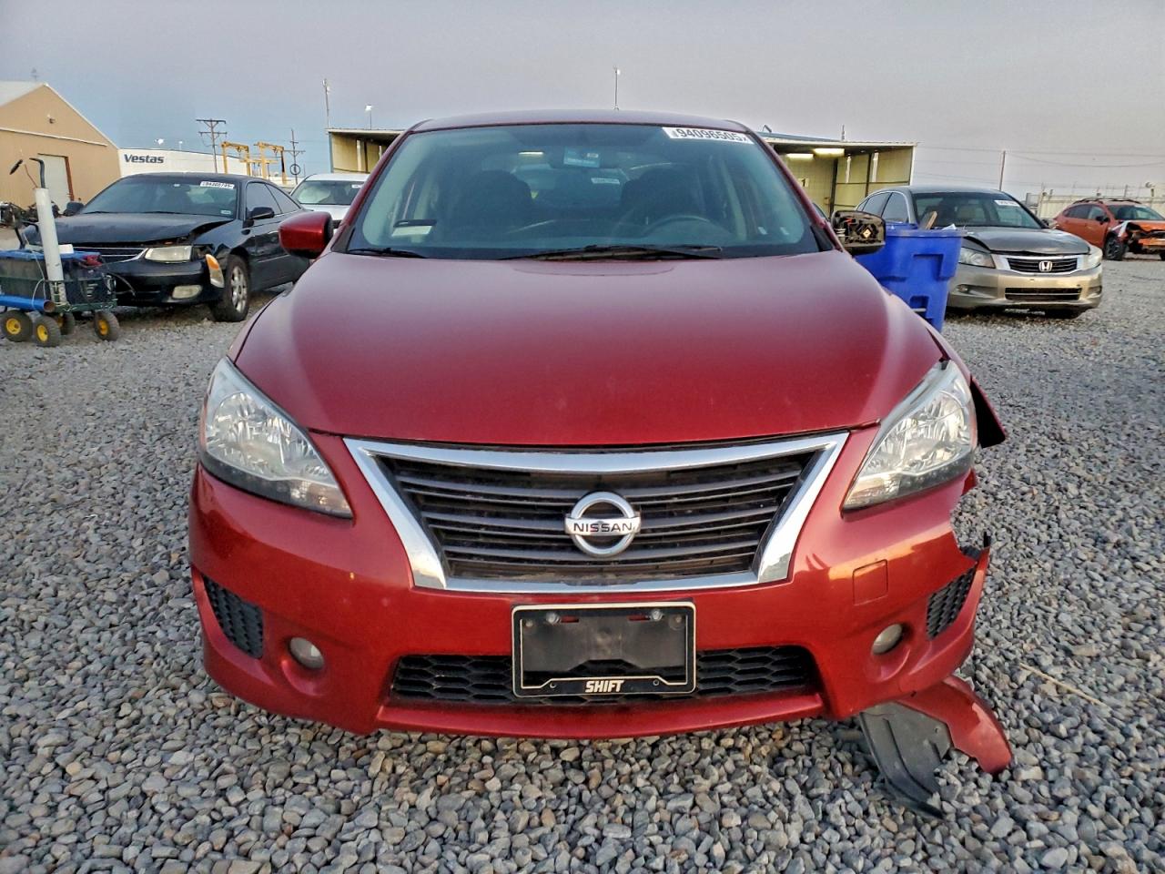 2014 Nissan Sentra Sr Red vin: 3N1AB7AP5EY338237