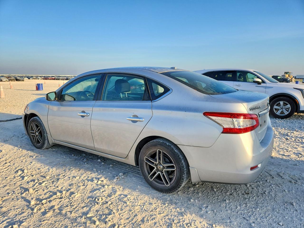2015 Nissan Sentra Sv Silver vin: 3N1AB7AP5FL642764
