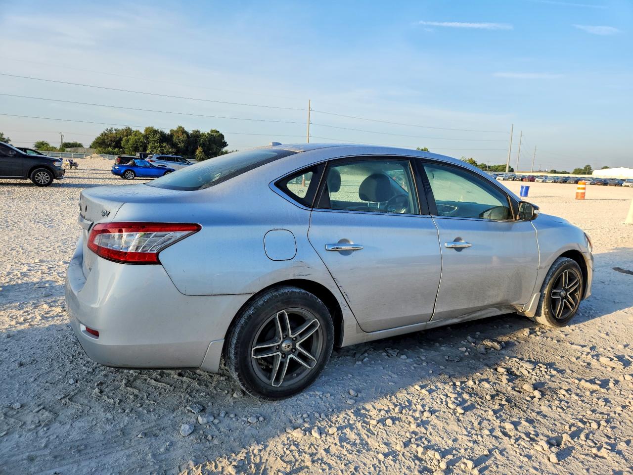 2015 Nissan Sentra Sv Silver vin: 3N1AB7AP5FL642764