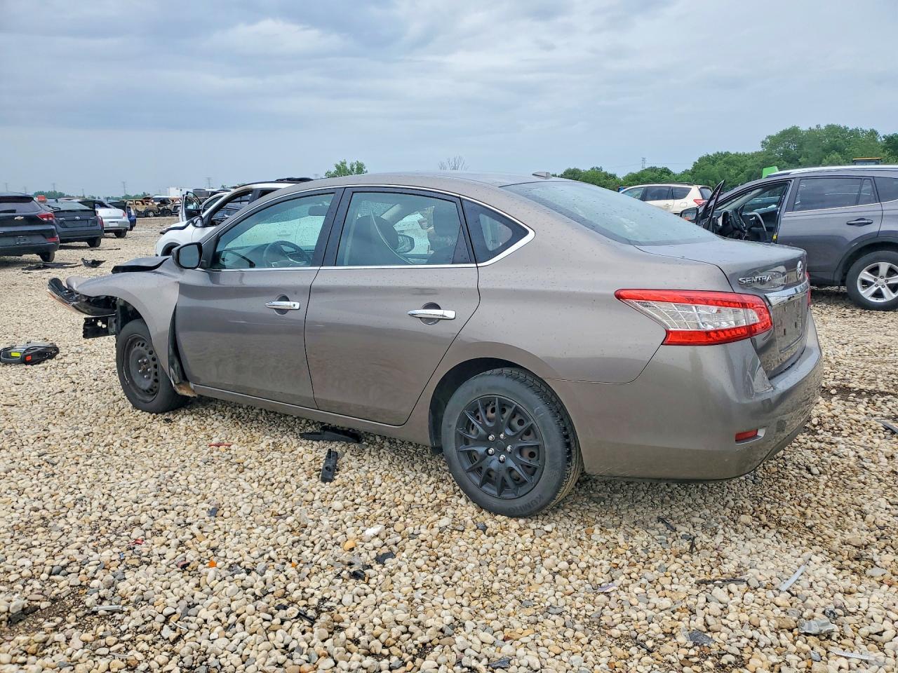 2015 Nissan Sentra Sv Gray vin: 3N1AB7AP5FL644661