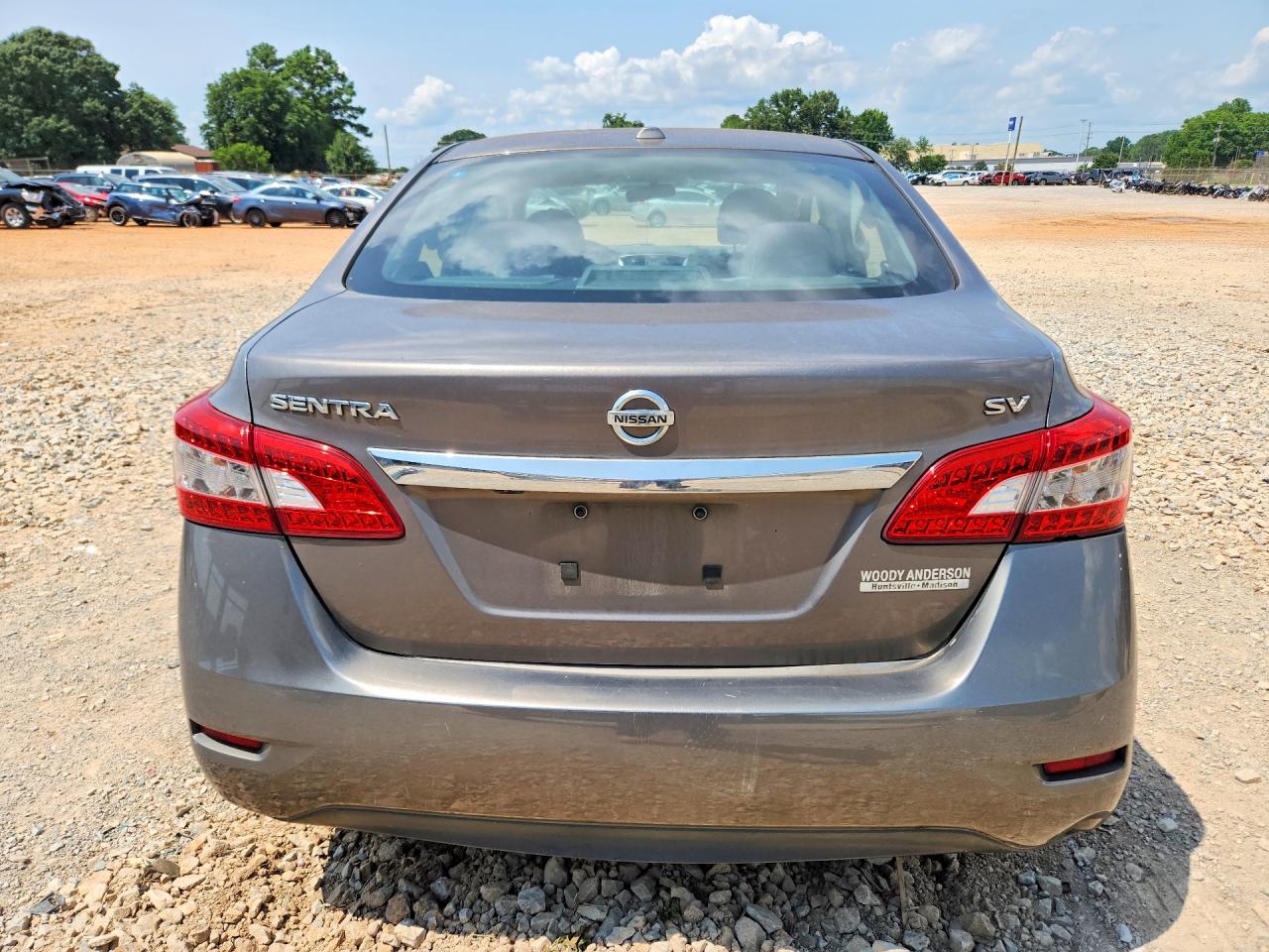 2015 Nissan Sentra Sv Серый vin: 3N1AB7AP5FL646202