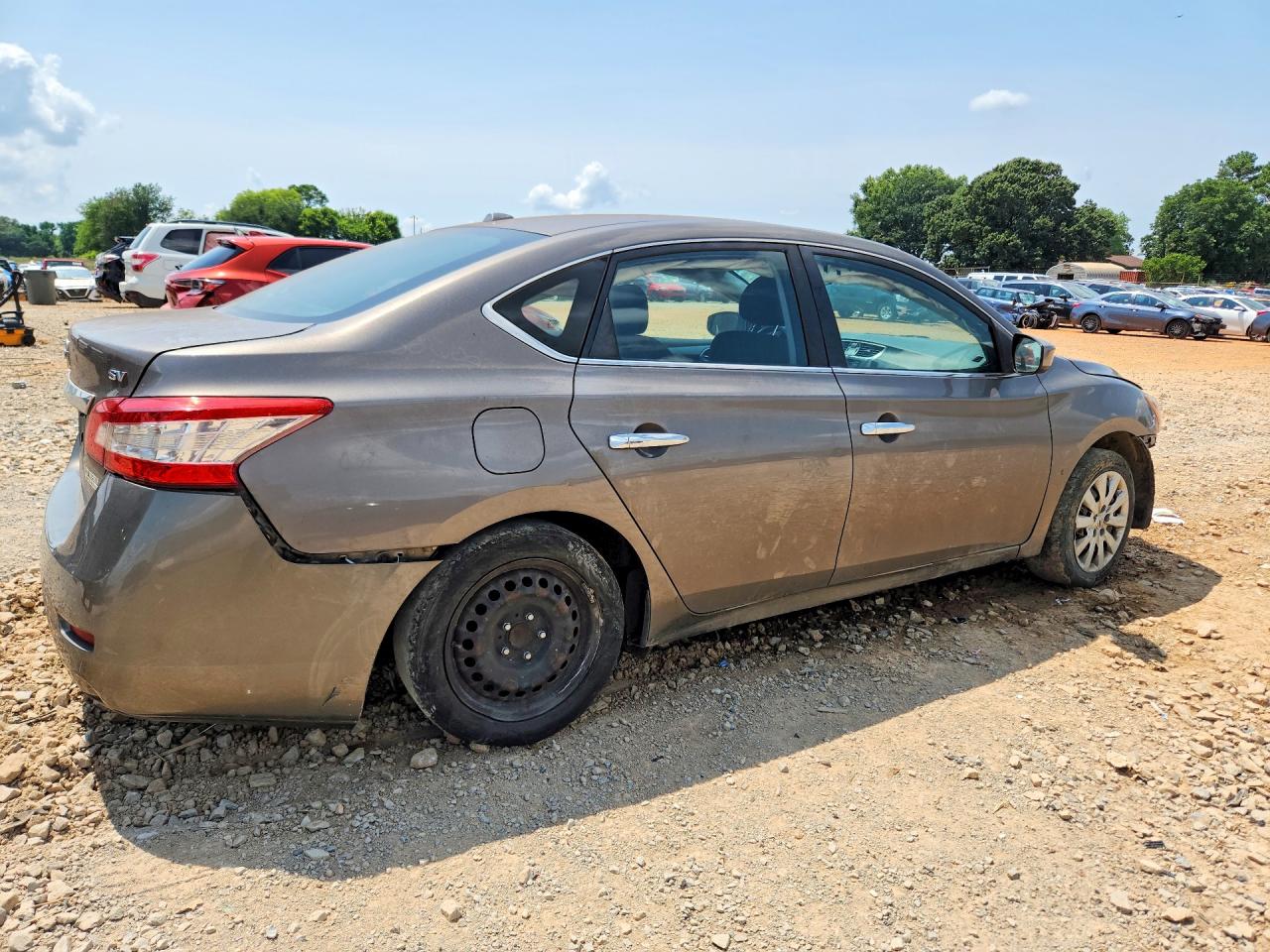 2015 Nissan Sentra Sv Серый vin: 3N1AB7AP5FL646202