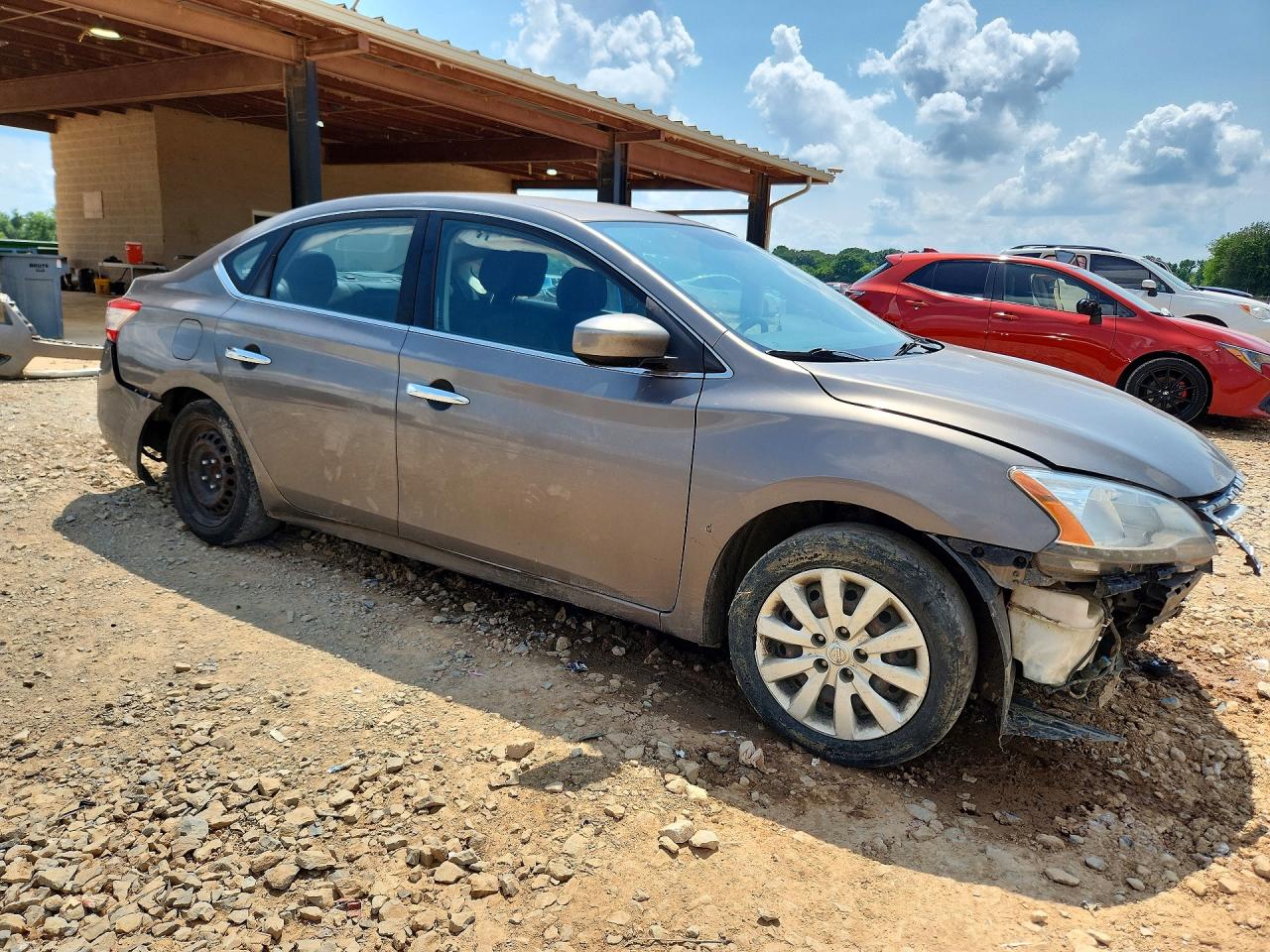 2015 Nissan Sentra Sv Серый vin: 3N1AB7AP5FL646202