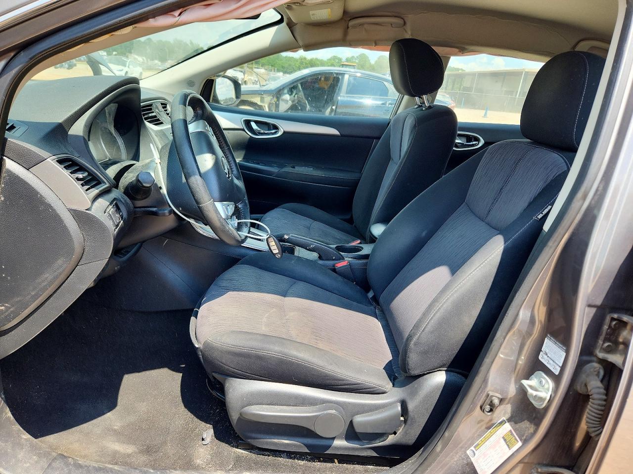 2015 Nissan Sentra Sv Серый vin: 3N1AB7AP5FL646202