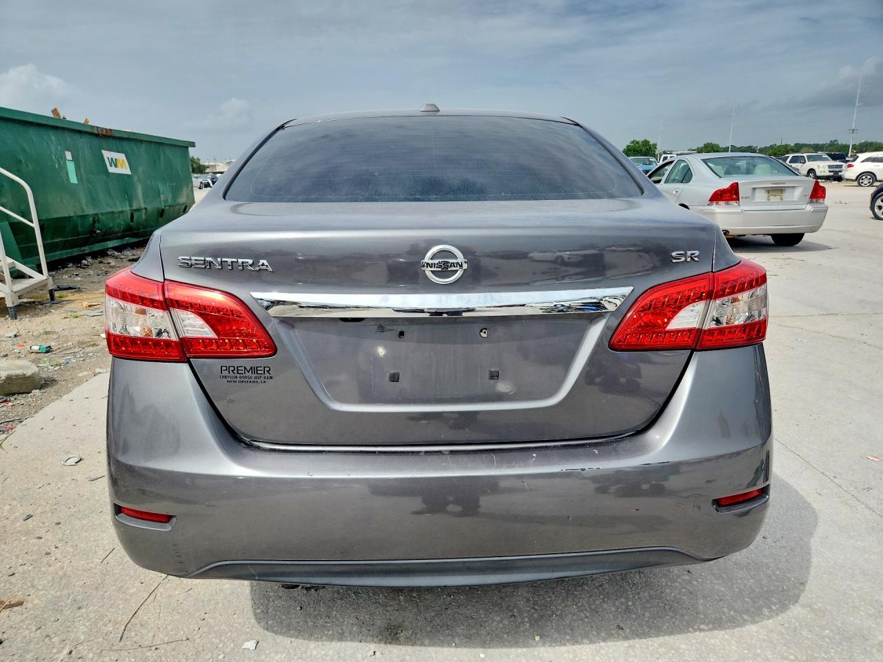 2015 Nissan Sentra Sv Gray vin: 3N1AB7AP5FL646801