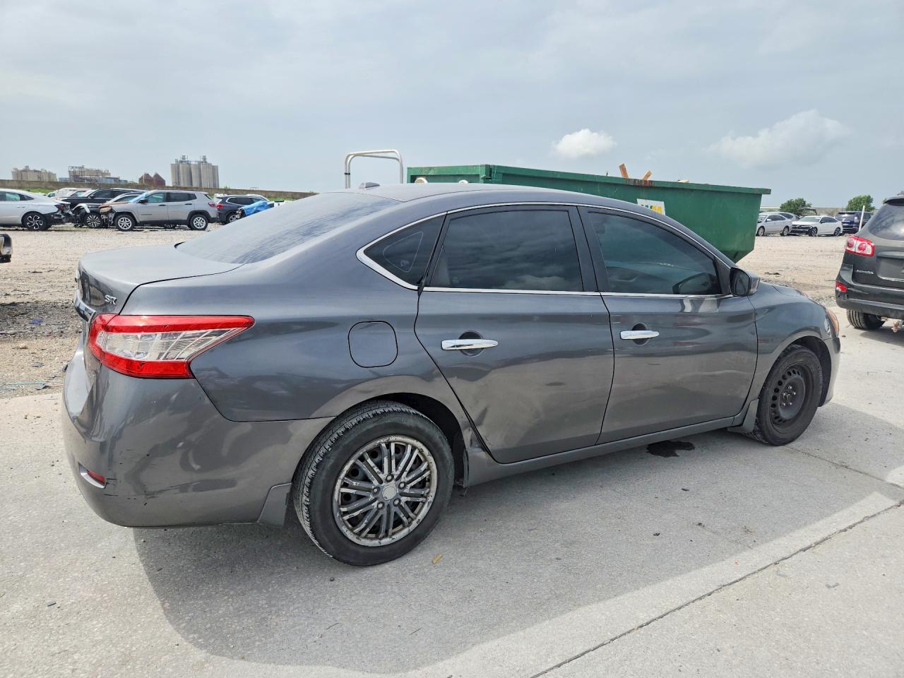 2015 Nissan Sentra Sv Gray vin: 3N1AB7AP5FL646801